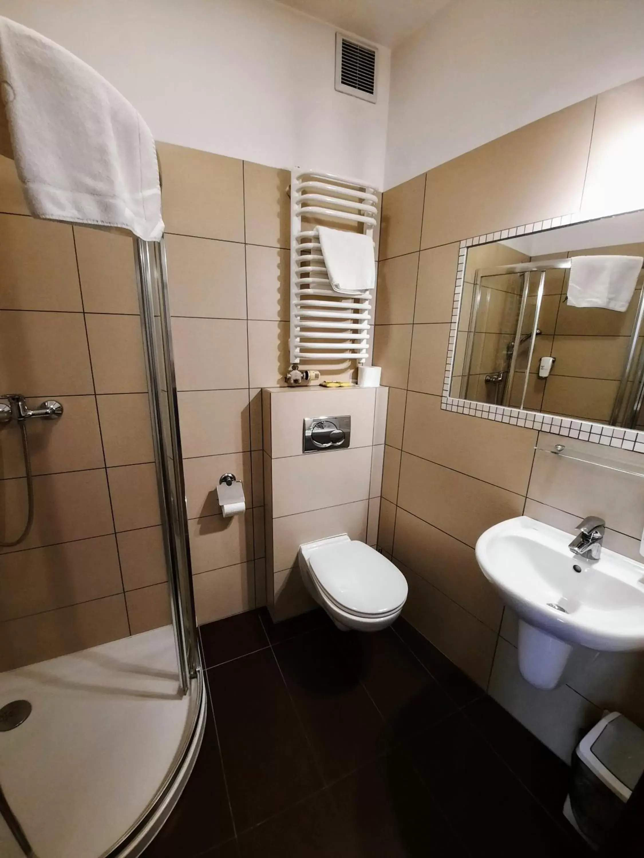 Shower, Bathroom in Aneks Hotelu Kazimierz