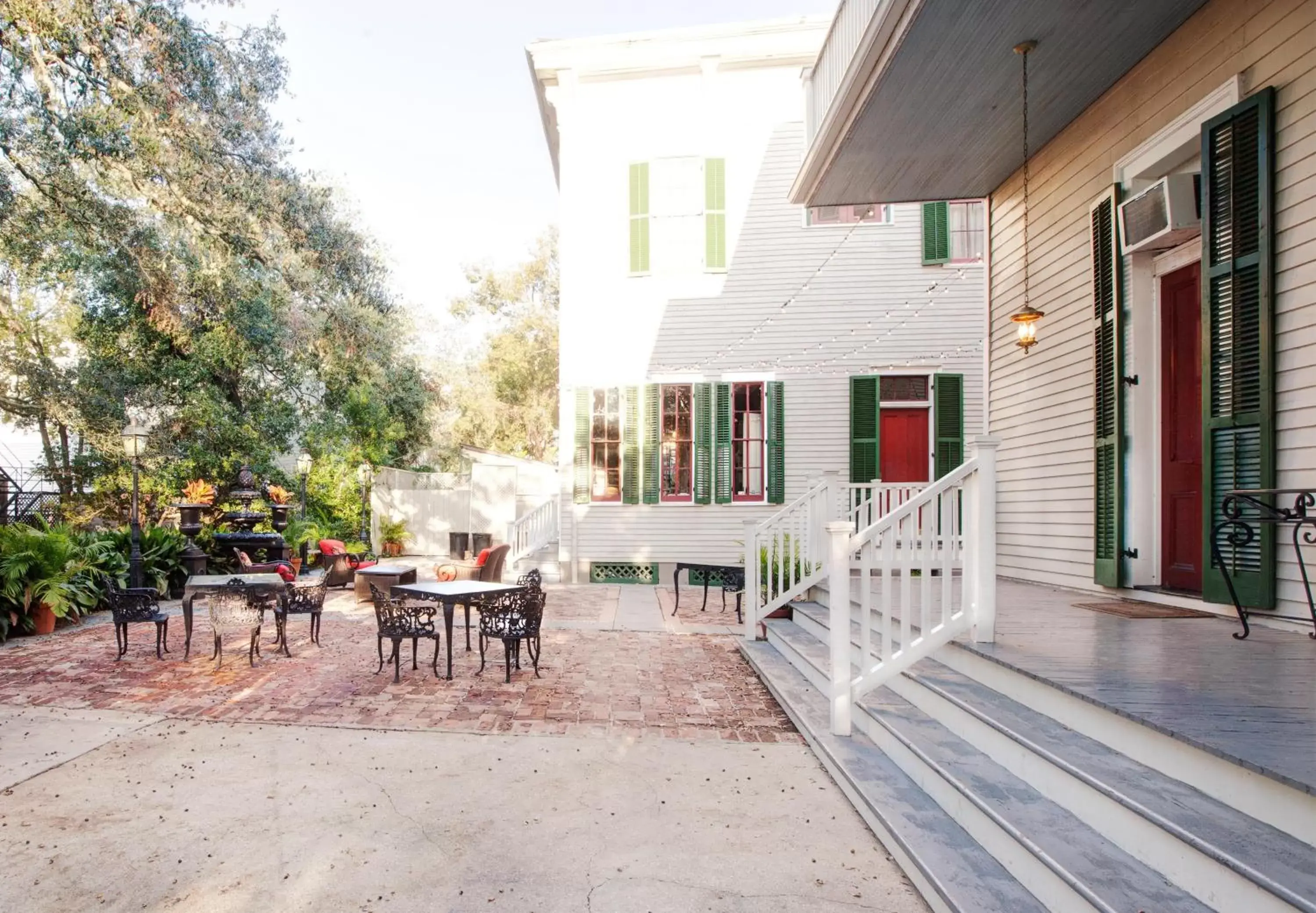 Patio in Edgar Degas House Historic Home and Museum