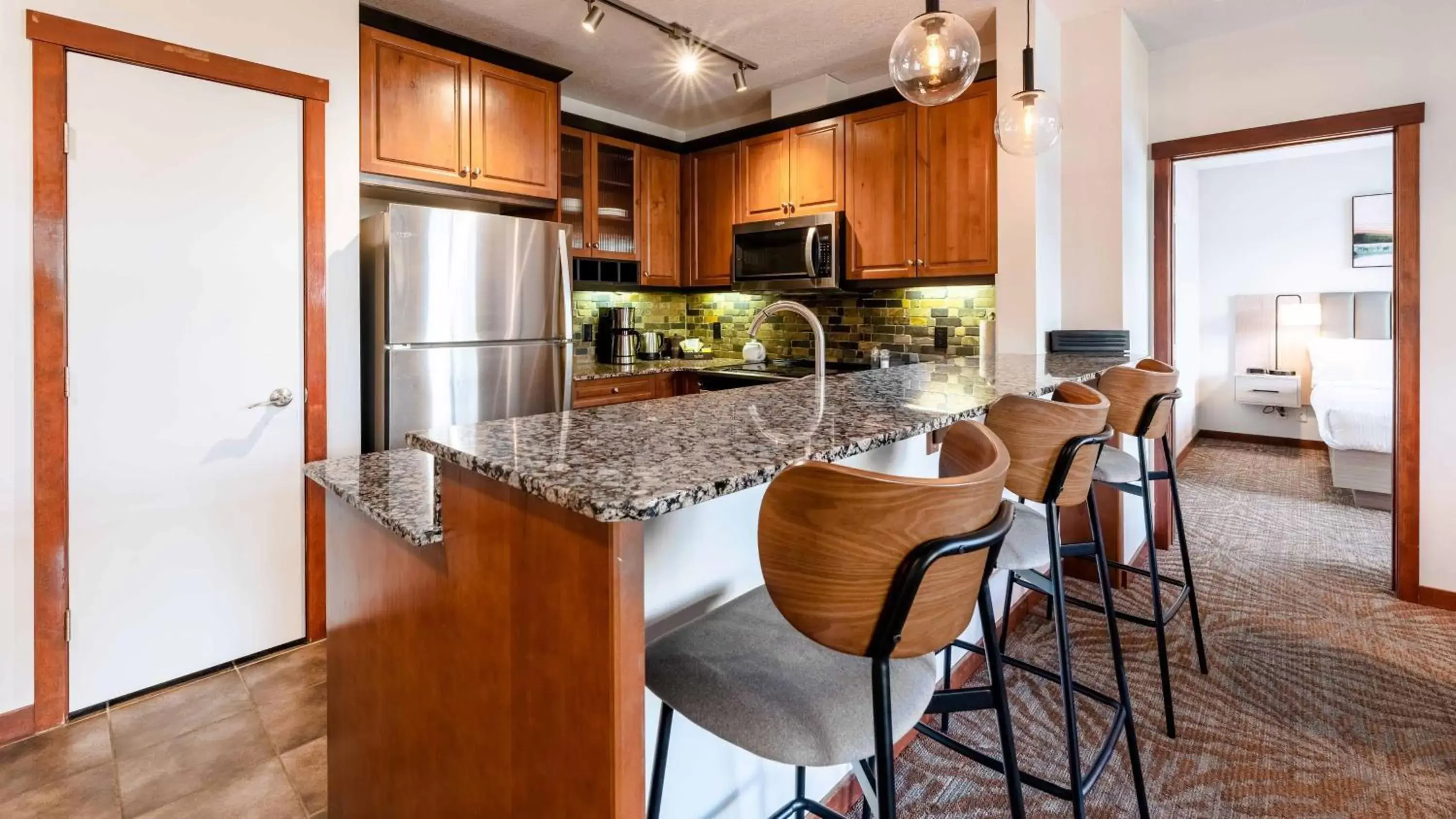 Kitchen/Kitchenette in Blackstone Mountain Lodge by CLIQUE