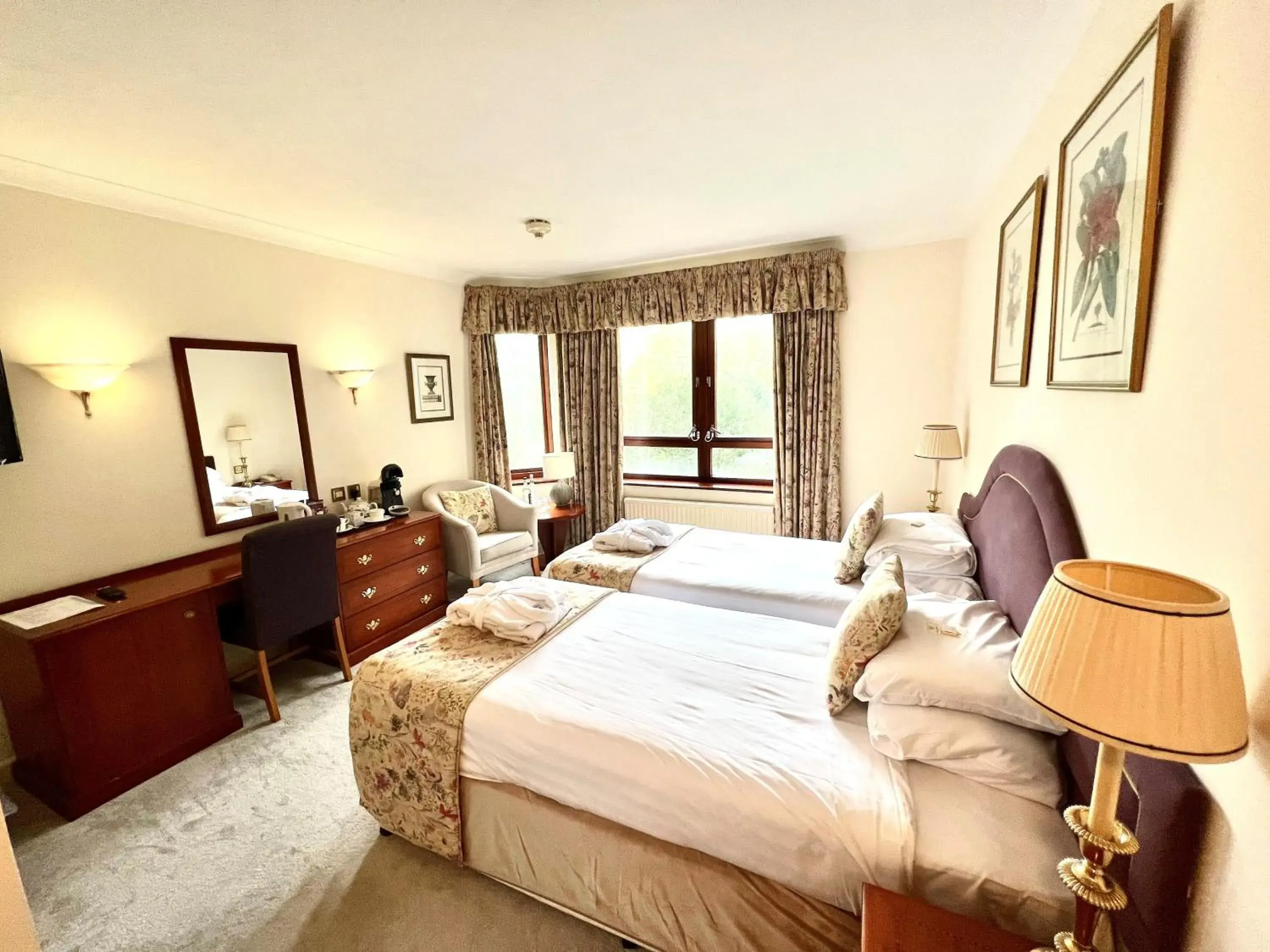 Bedroom in Passford House Hotel