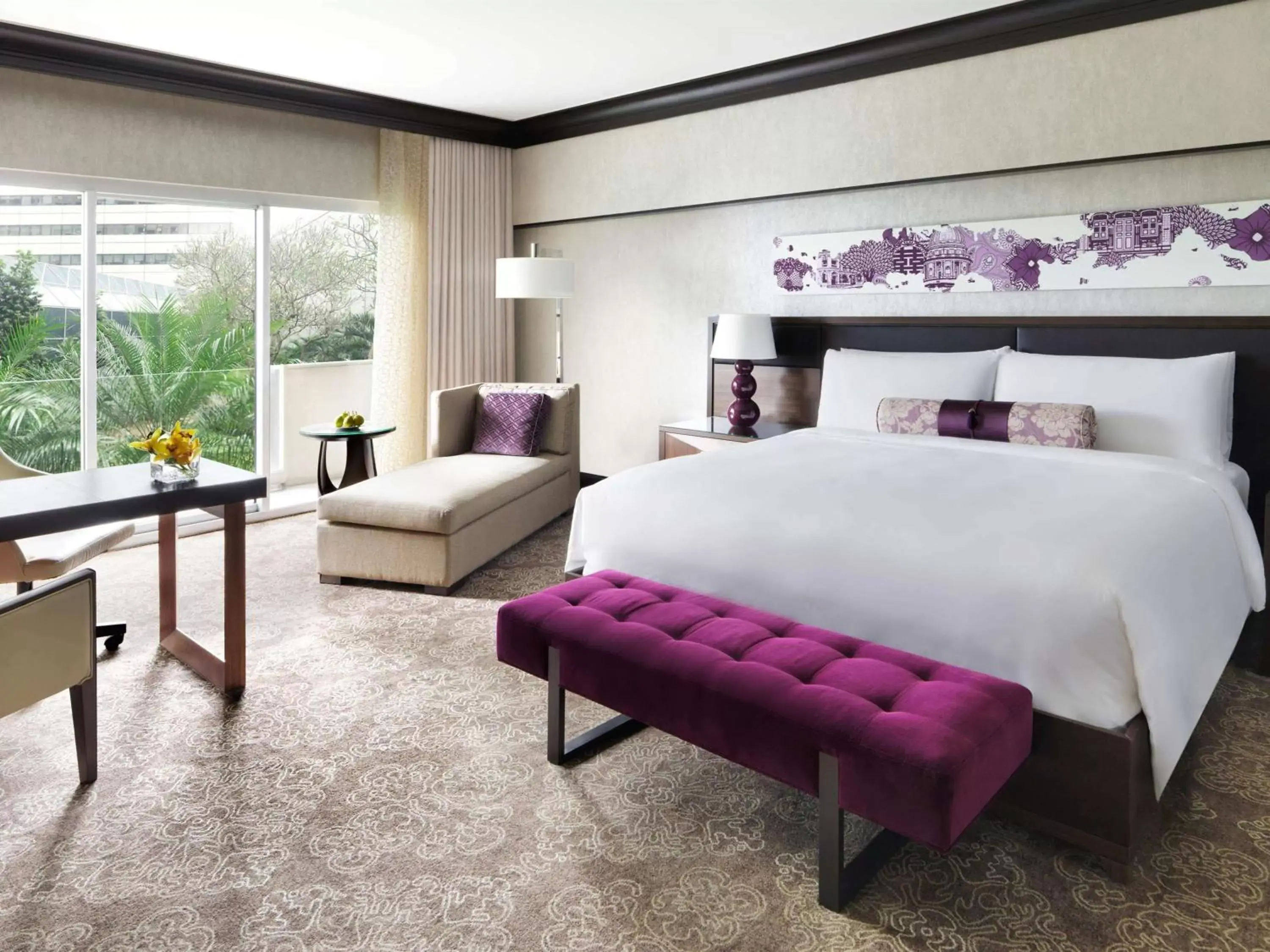 Bedroom in Fairmont Singapore