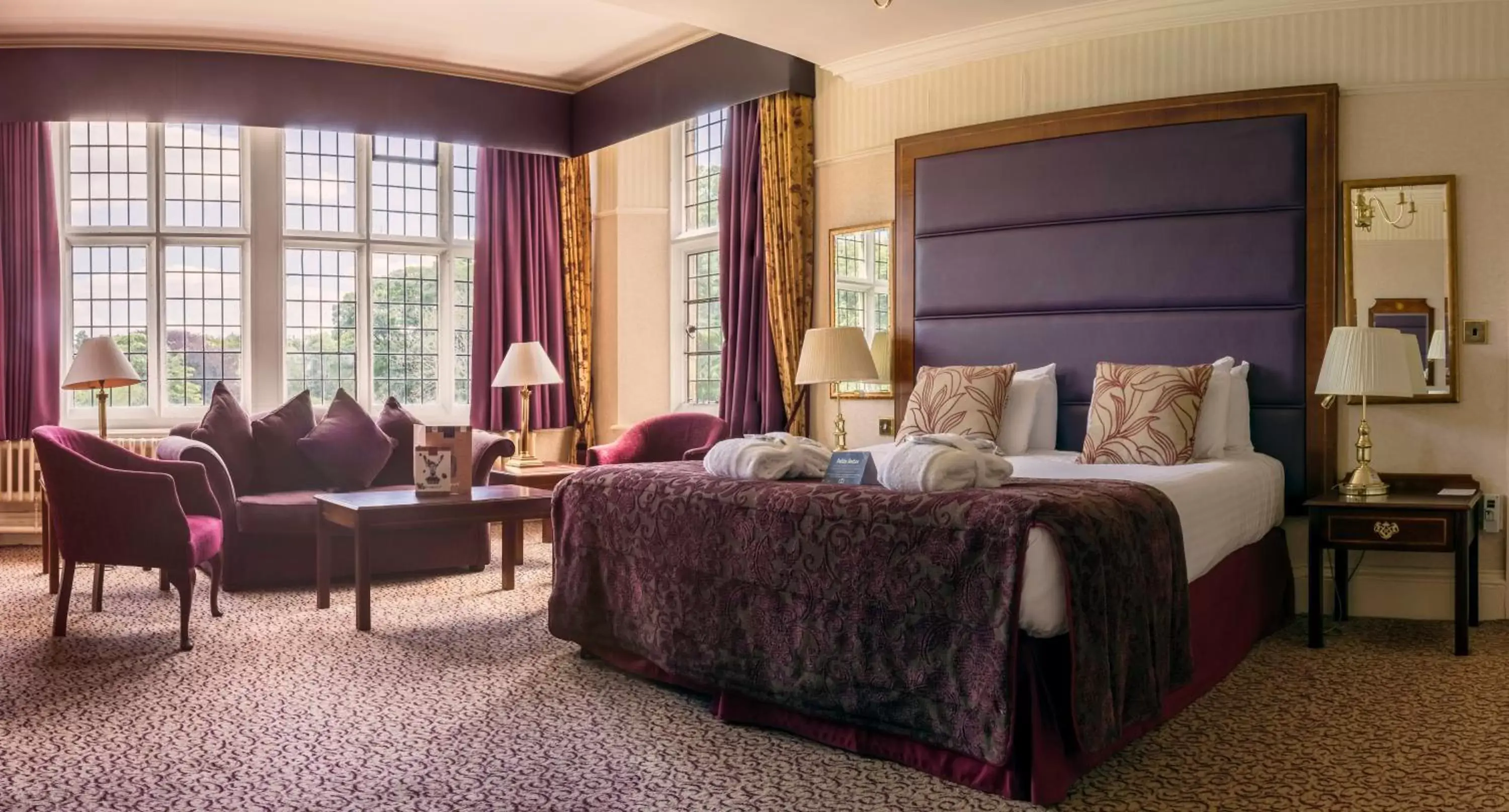 Seating Area in Redworth Hall Hotel- Part of the Cairn Collection