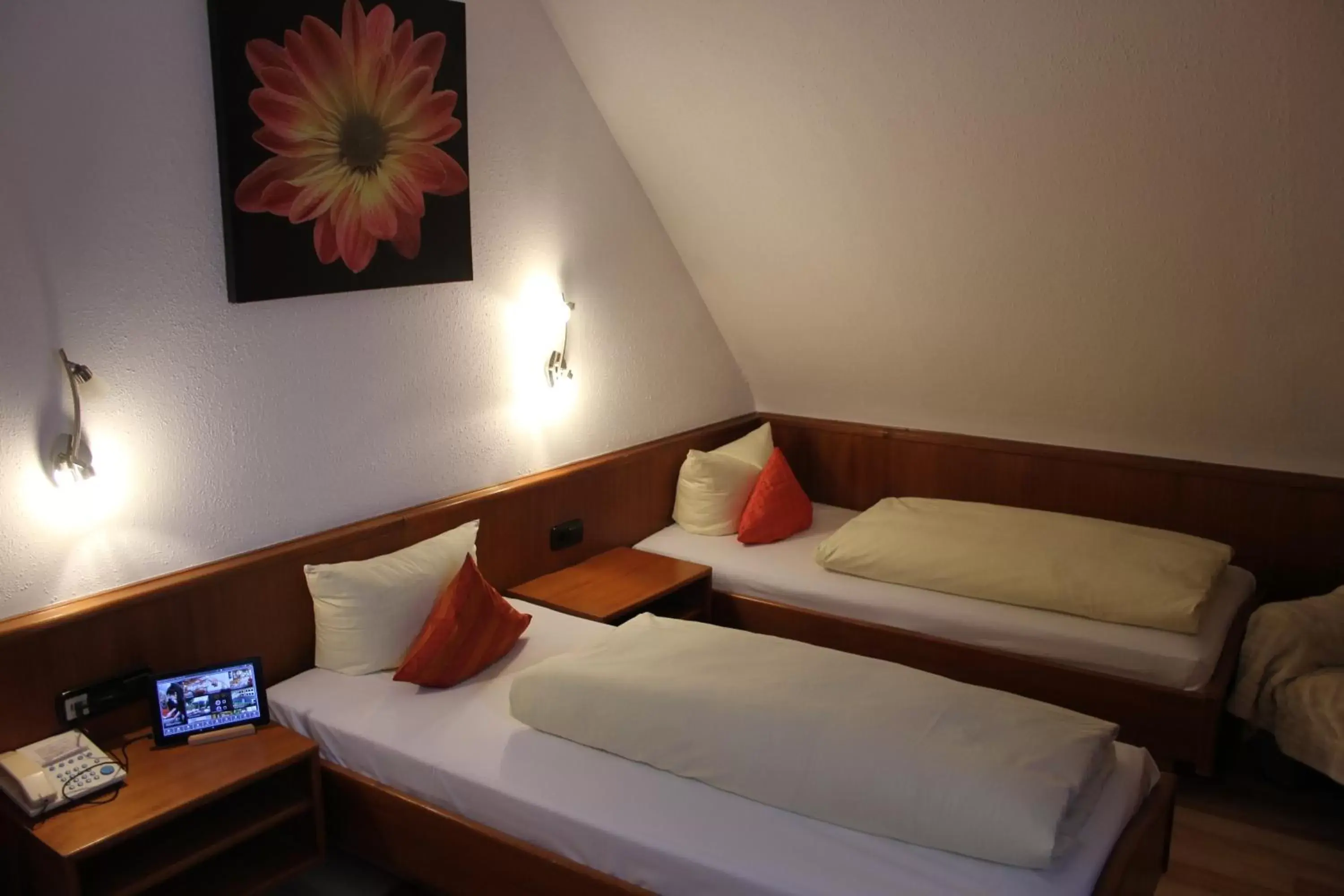 Bed in Hotel Lamm