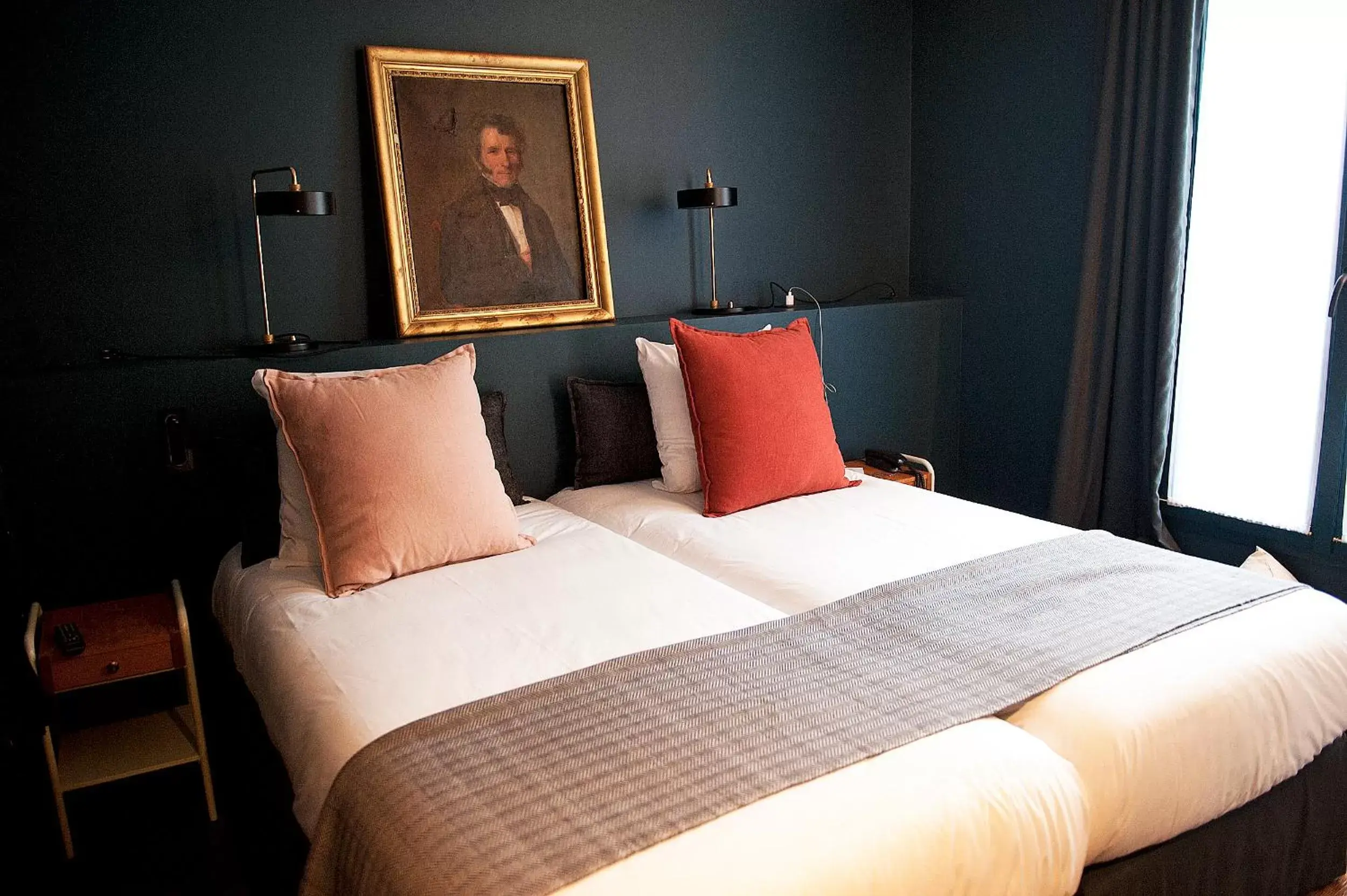 Bed in COQ Hotel Paris