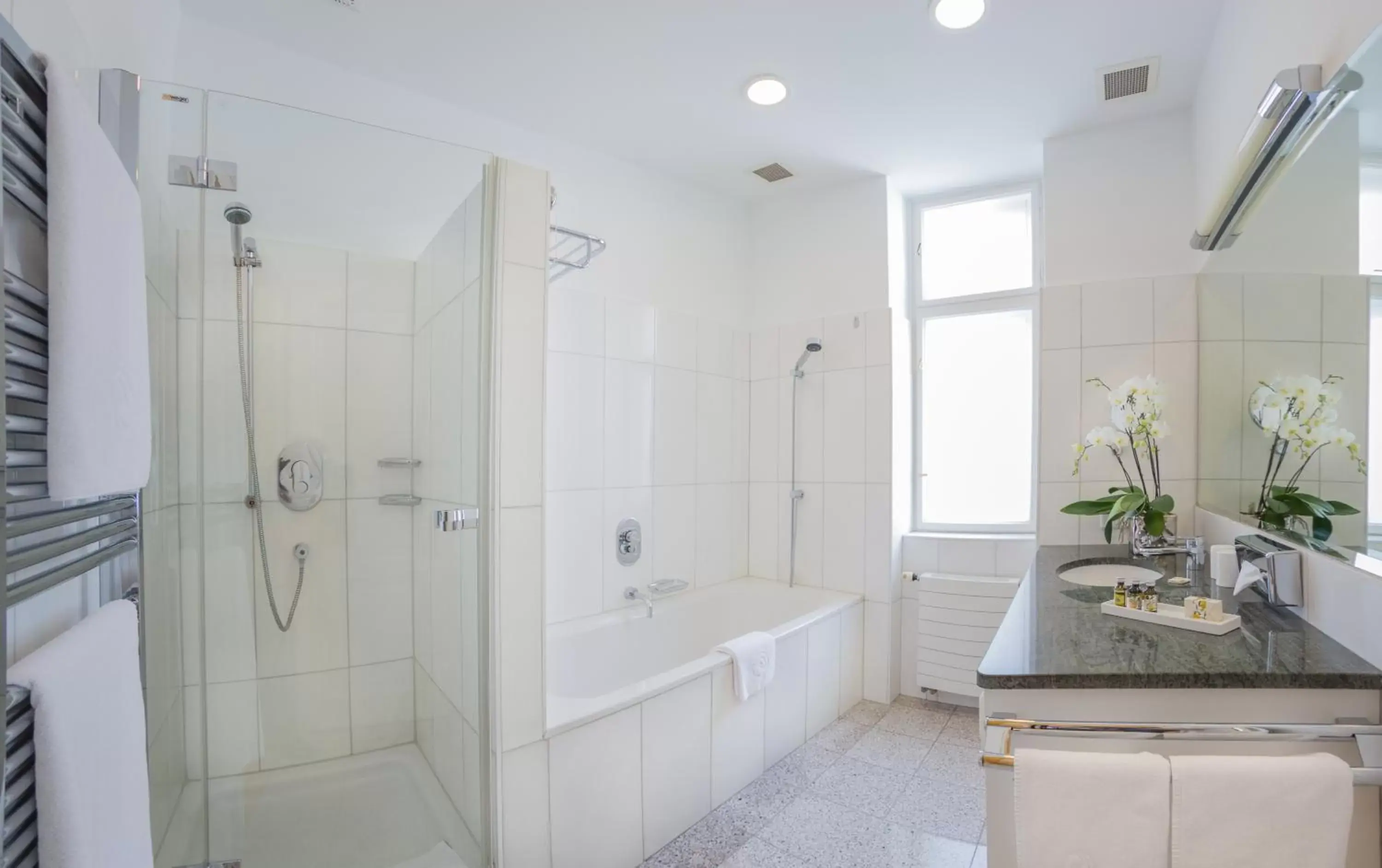 Shower, Bathroom in Appartement-Hotel an der Riemergasse