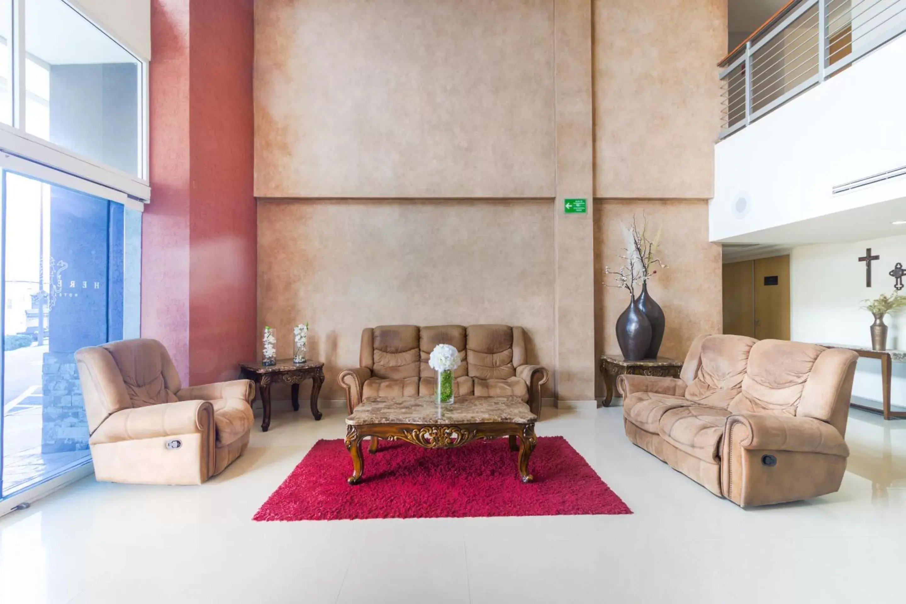 Lobby or reception, Seating Area in Capital O Hotel Herederos, Piedras Negras