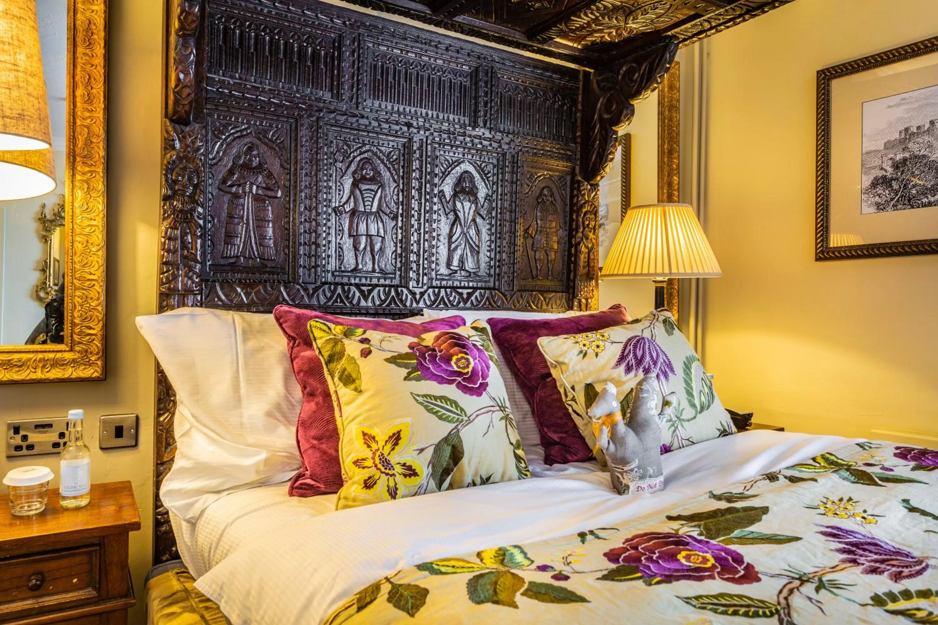 Bed in The Castle Hotel, Conwy, North Wales - The Coaching Inn Group