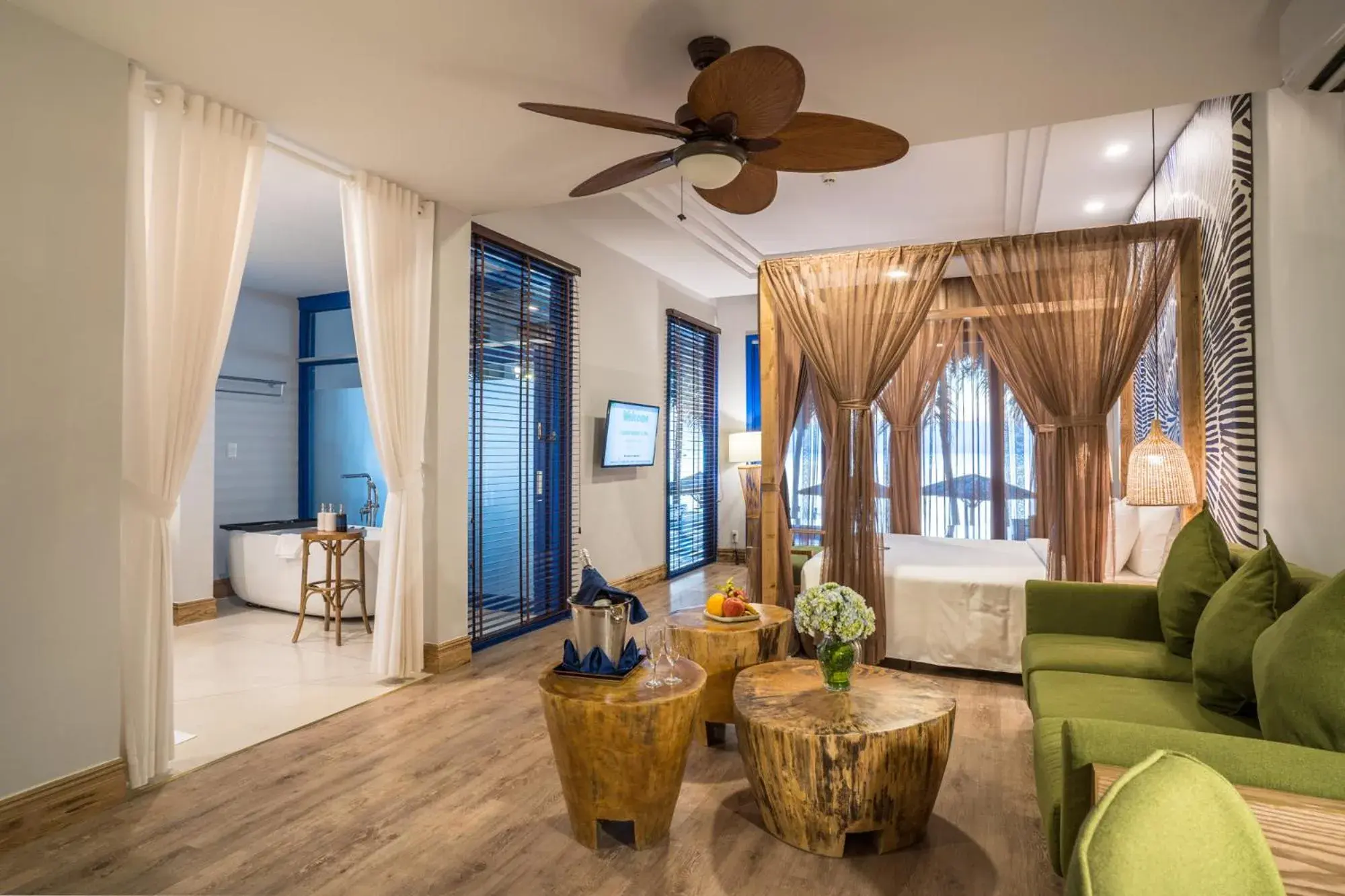 Bedroom, Seating Area in L'Azure Resort and Spa