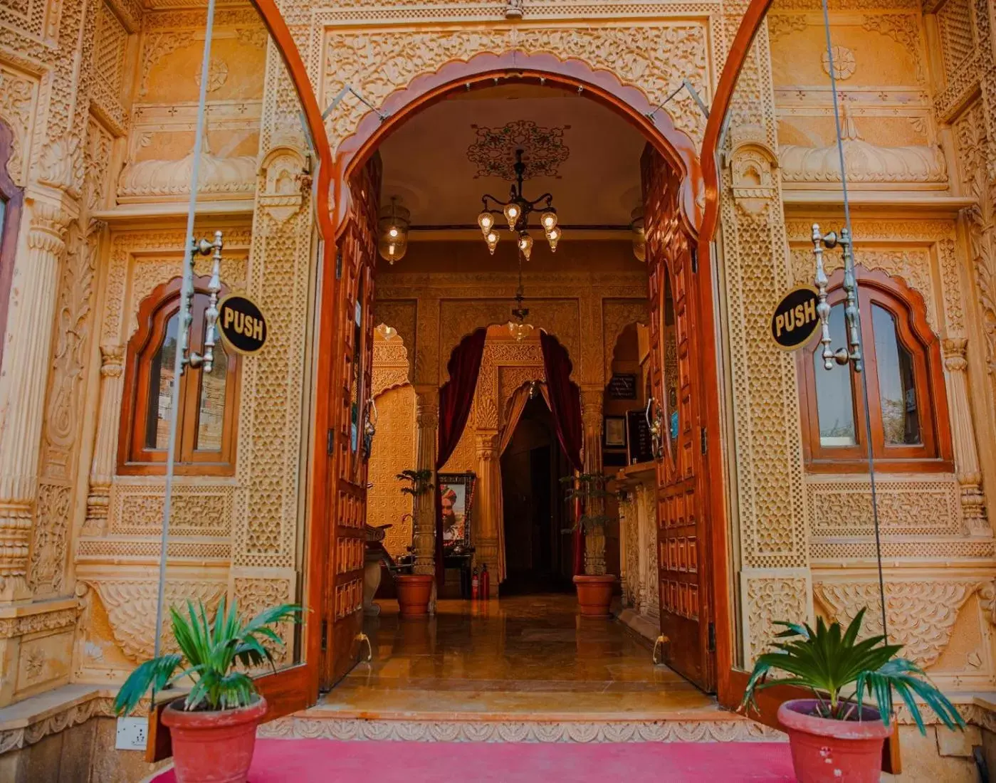 Facade/entrance in Hotel Lal Garh Fort And Palace