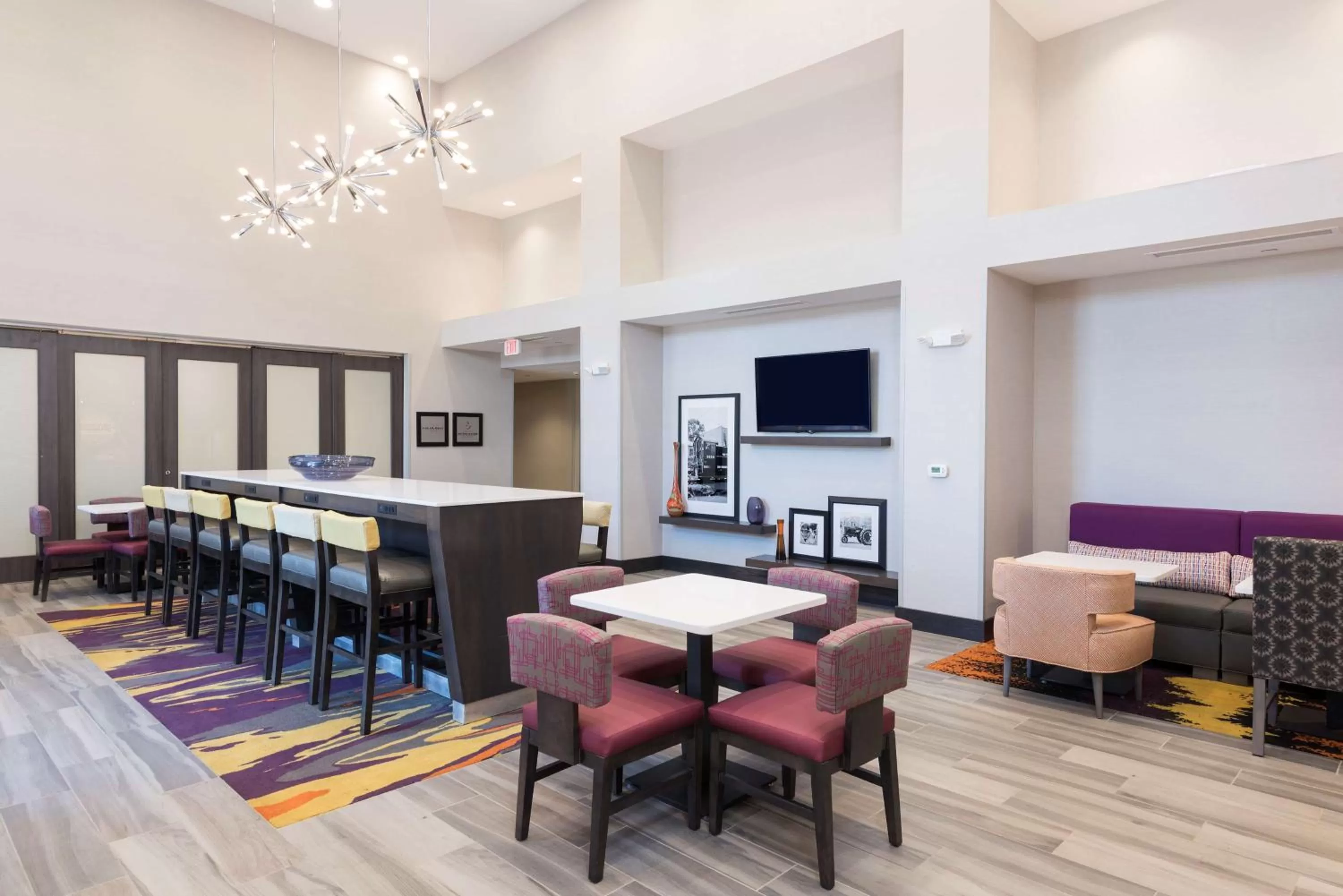 Lobby or reception in Hampton Inn & Suites West Lafayette, In