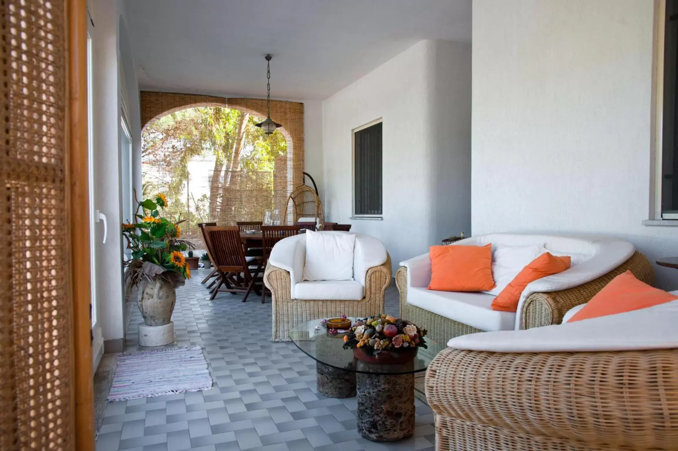 Patio, Seating Area in B&B Villa Ines