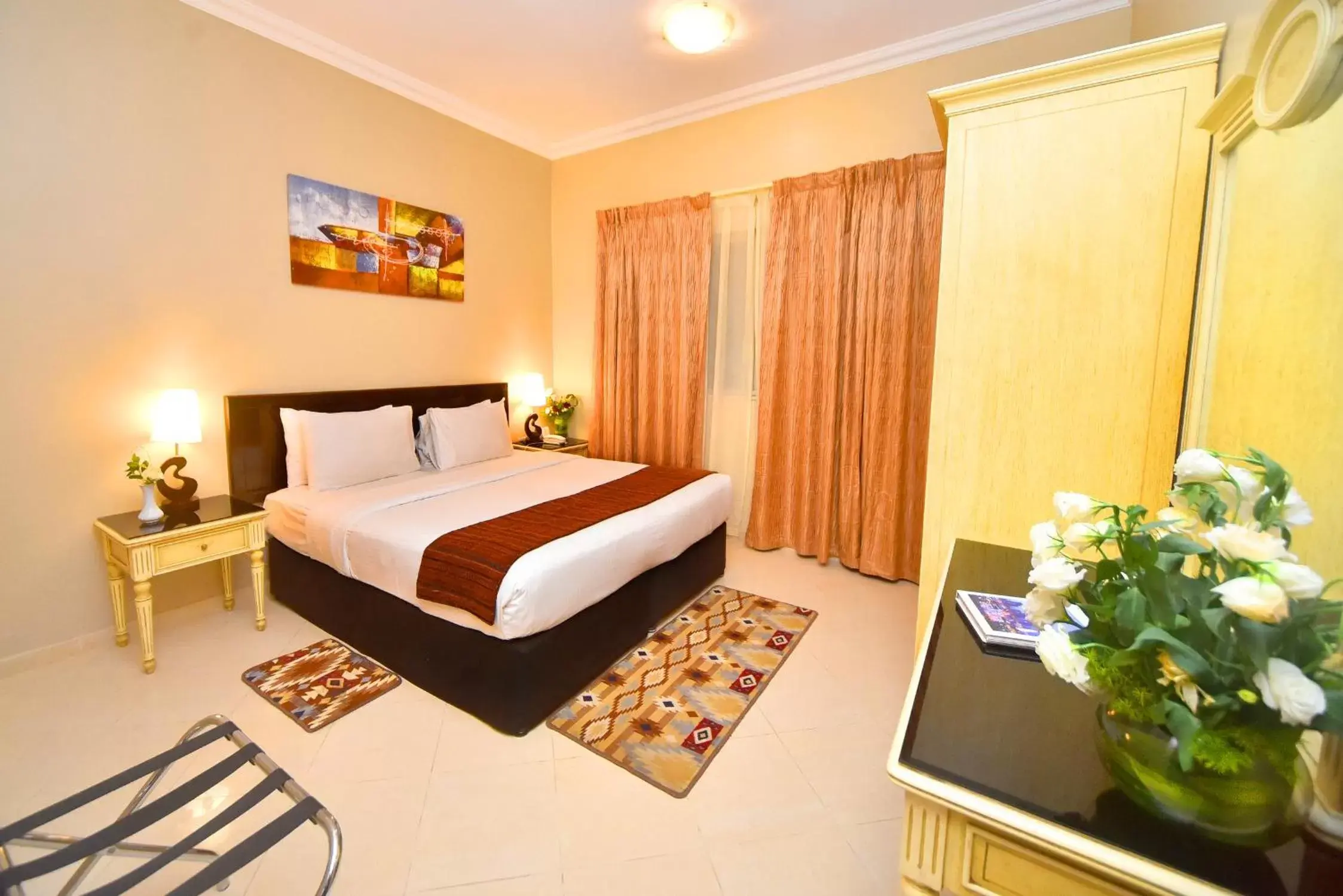 Bedroom, Bed in Emirates Stars Hotel Apartments Sharjah