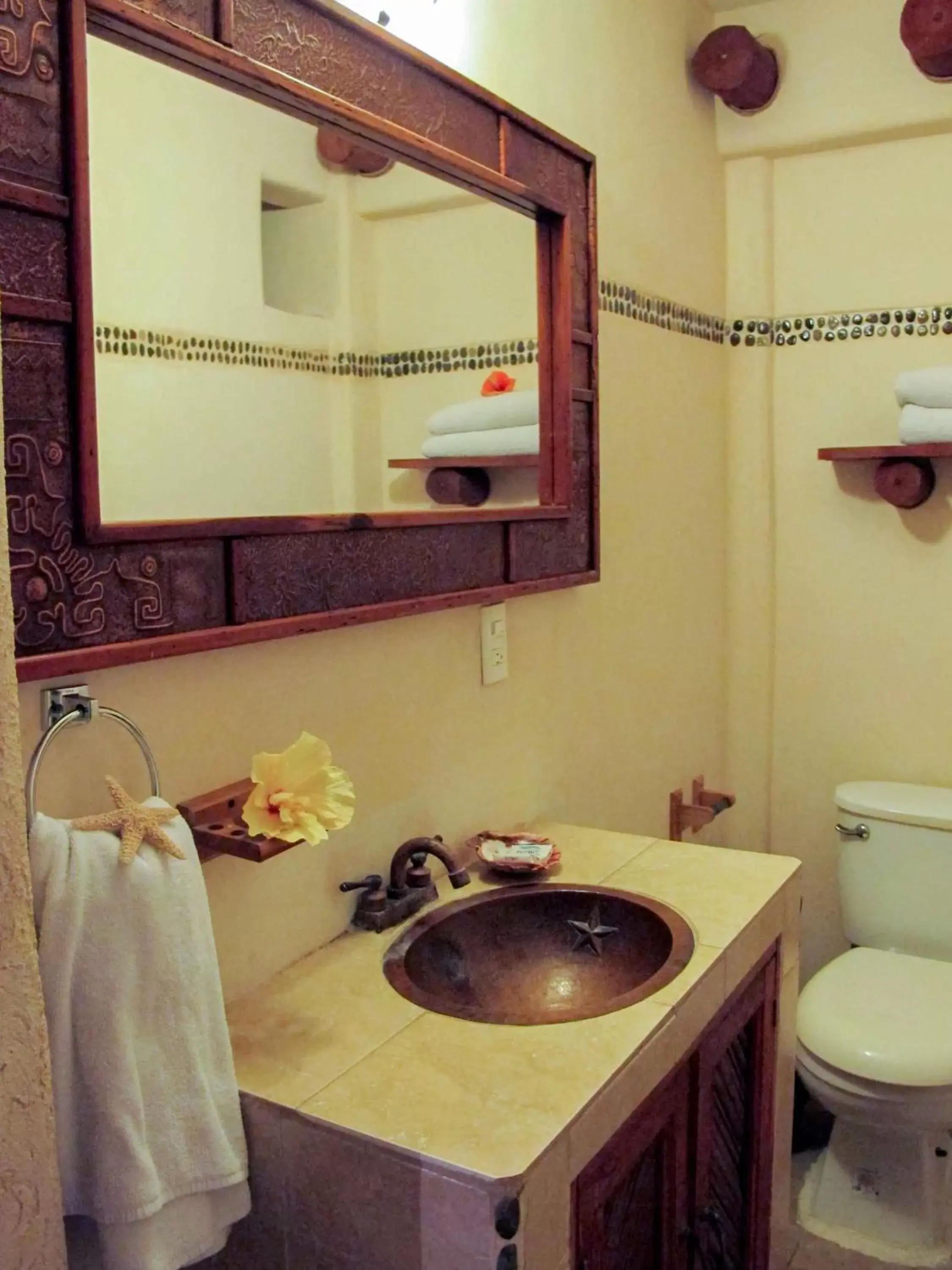 Bathroom in Hotel Villas Las Azucenas