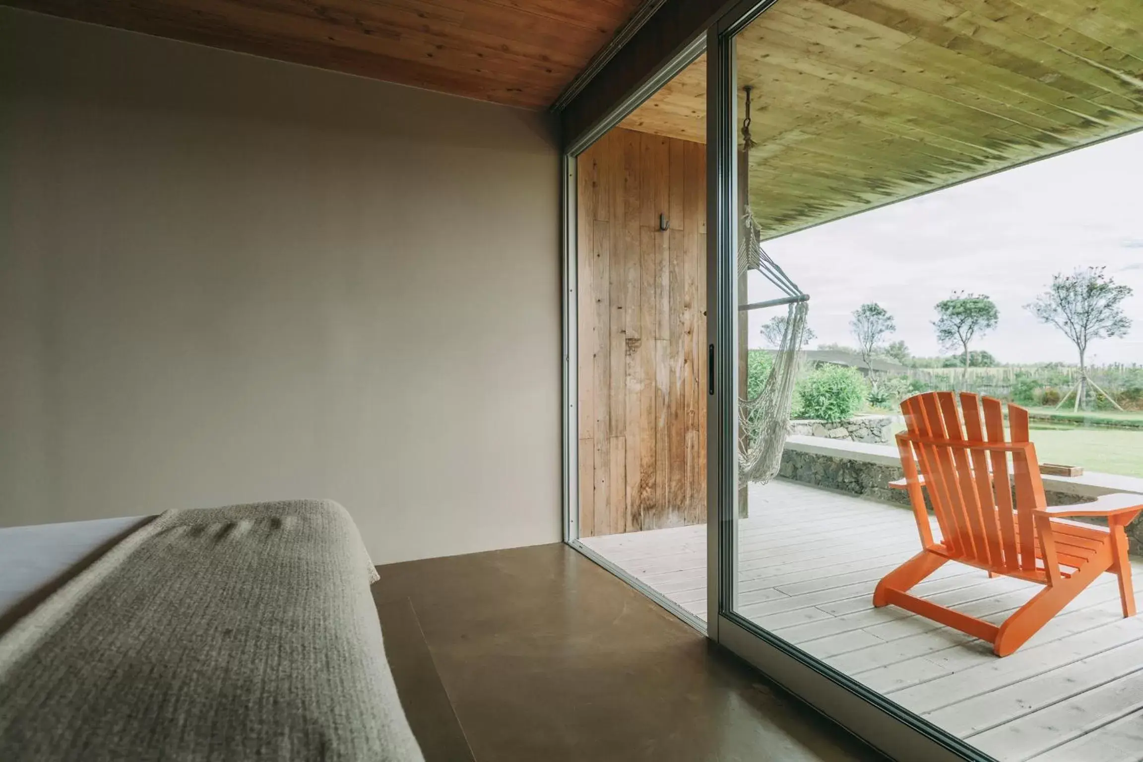 Garden view in Santa Barbara Eco-Beach Resort Garden view in Santa Barbara Eco-Beach Resort