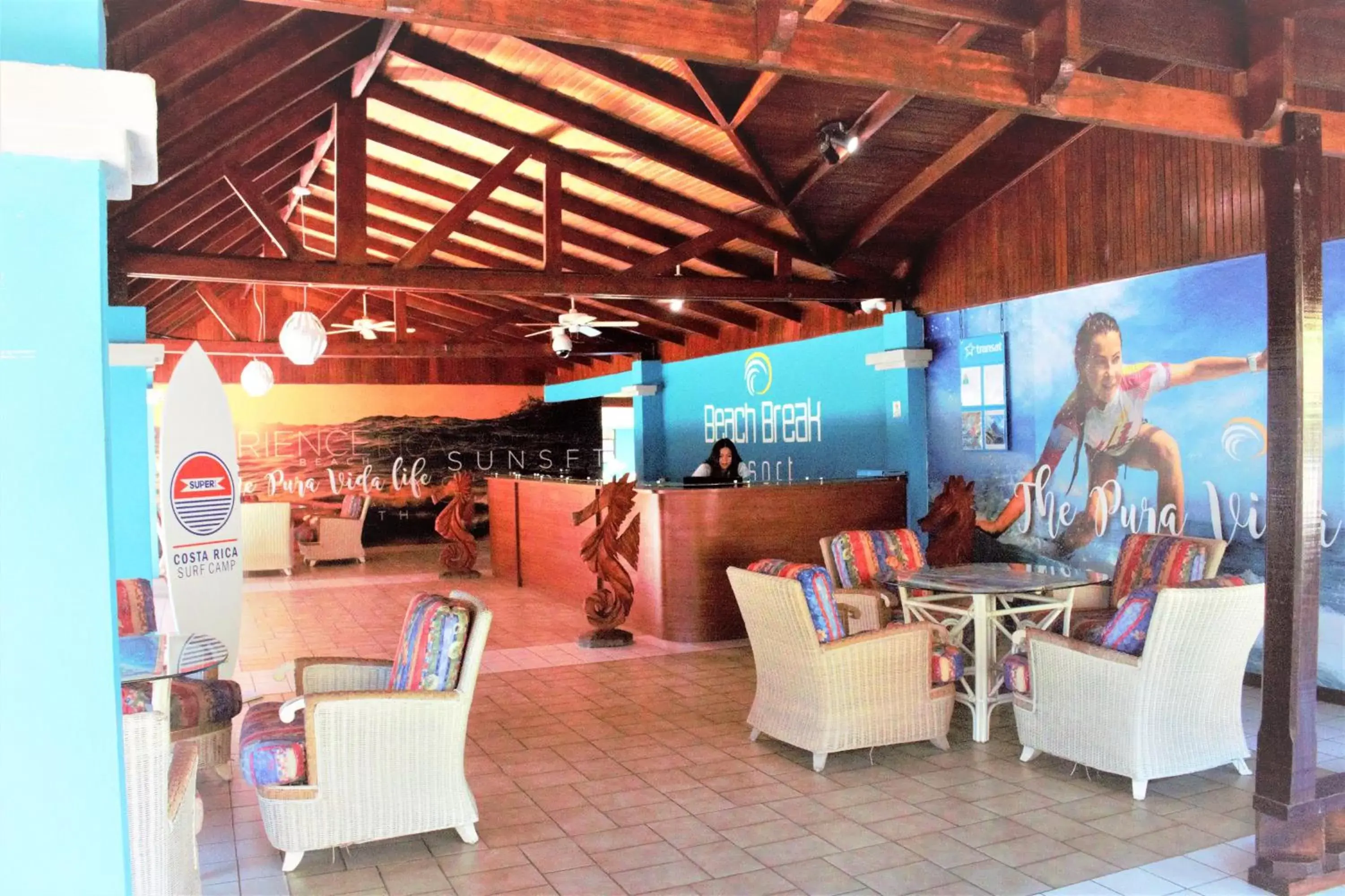 Lobby or reception in Costa Rica Surf Camp by SUPERbrand