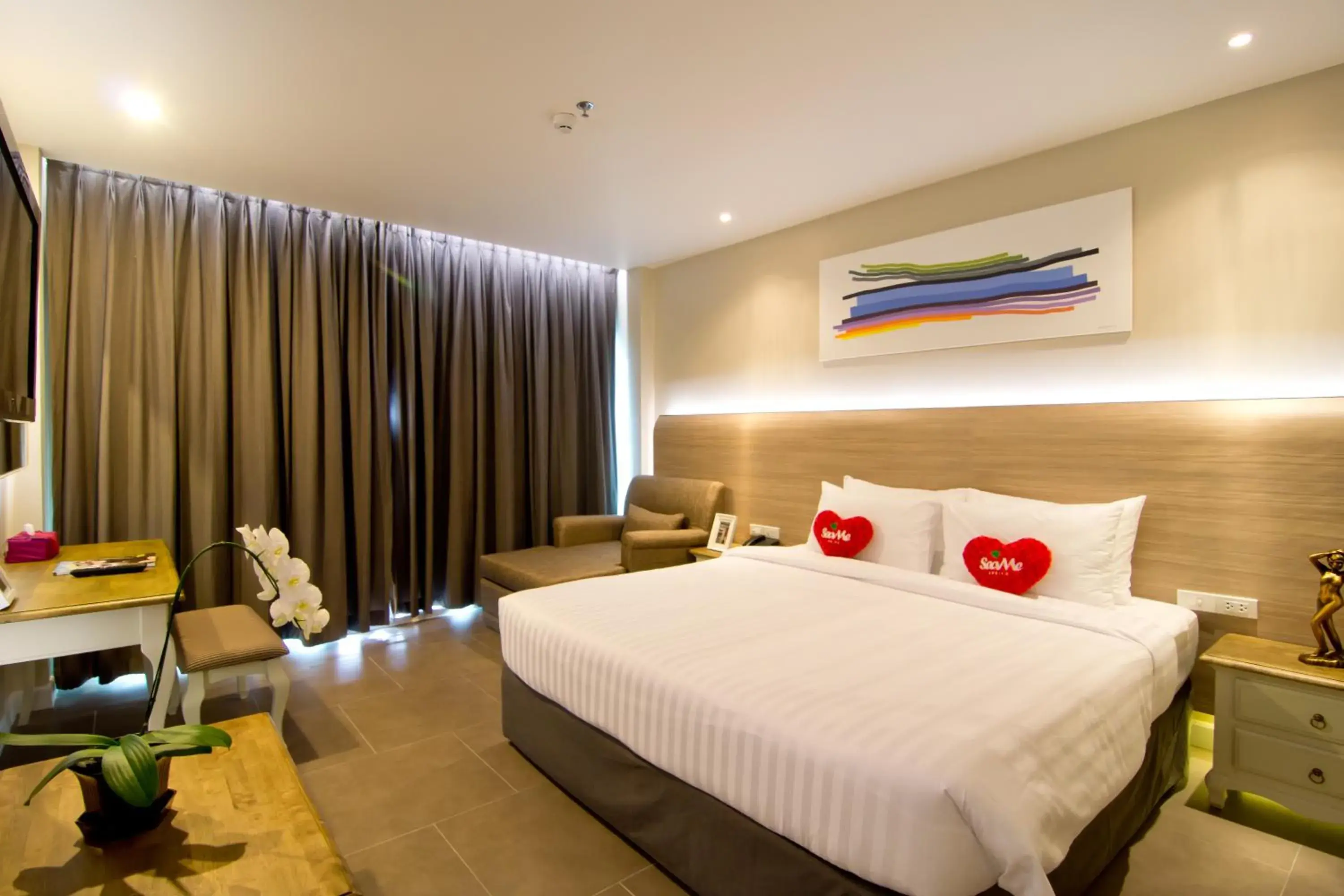 Photo of the whole room, Bed in Sea Me Spring Too Hotel Photo of the whole room, Bed in Sea Me Spring Too Hotel