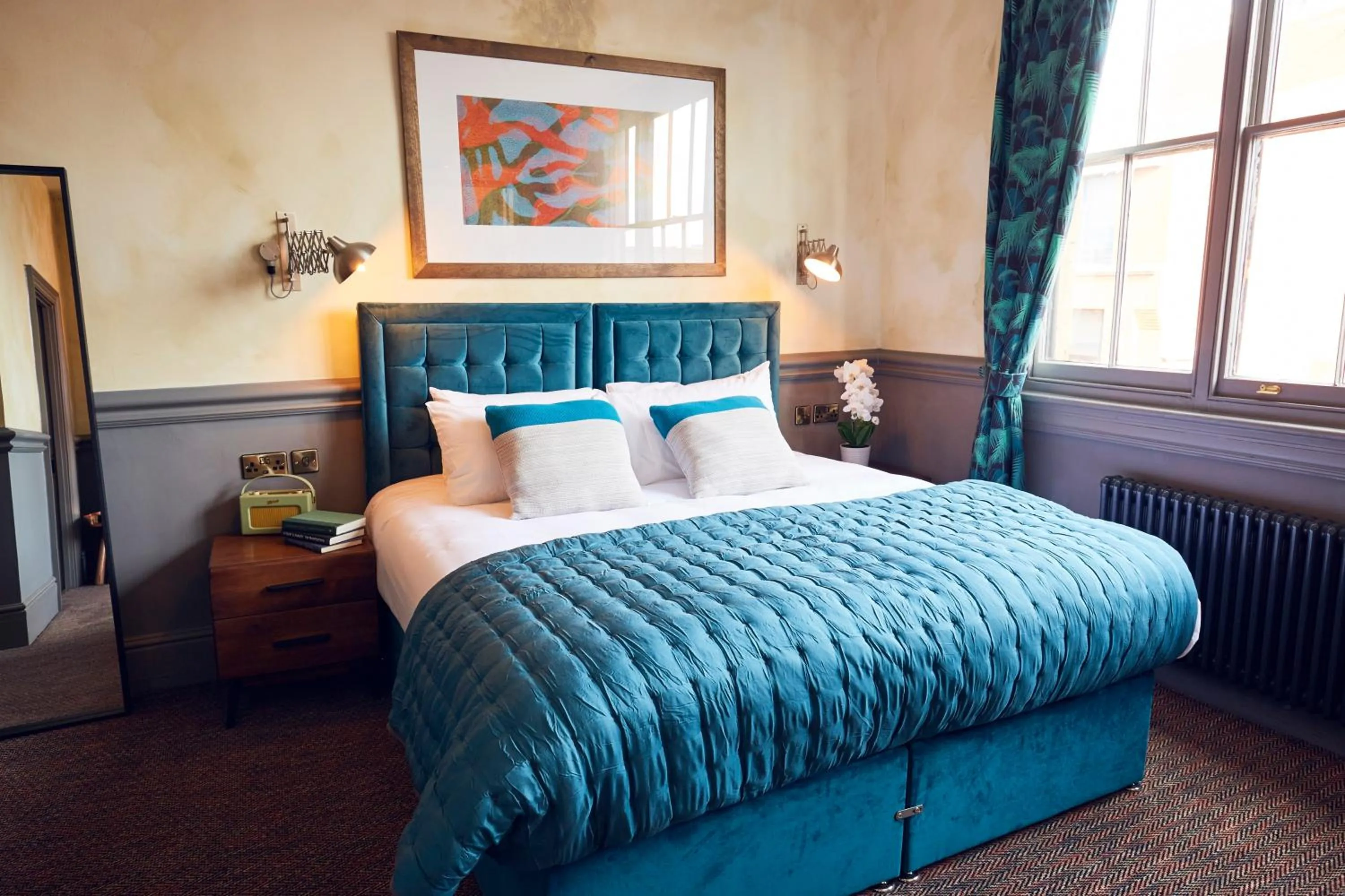 Bedroom, Bed in Frederick Street Townhouse