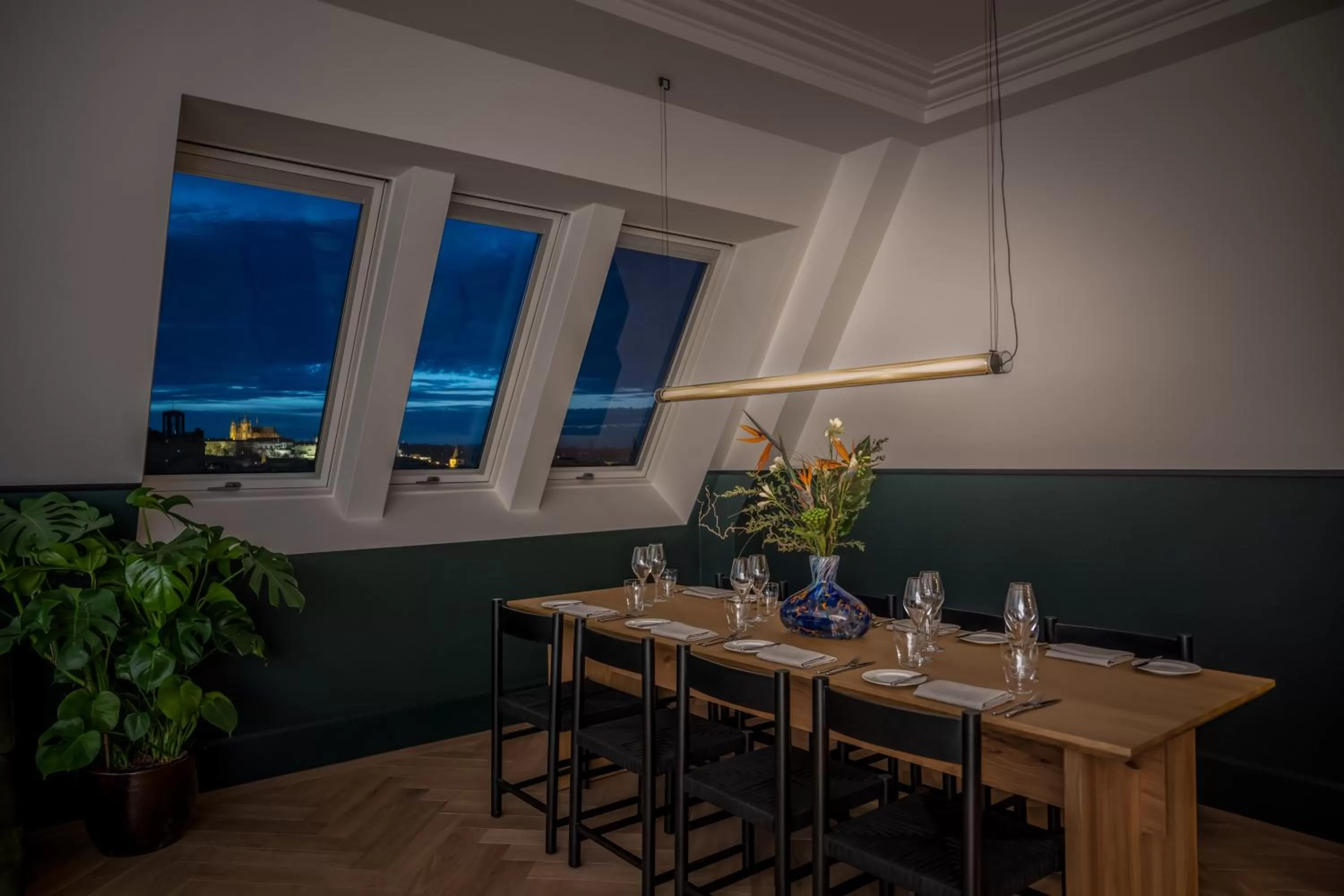 Dining area in Almanac X Alcron Prague