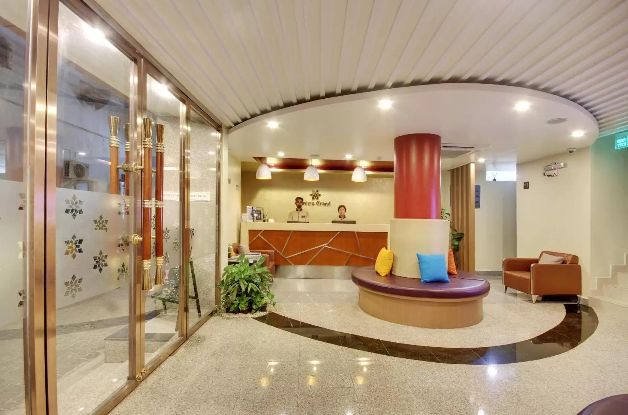 Lobby or reception in Unima Grand