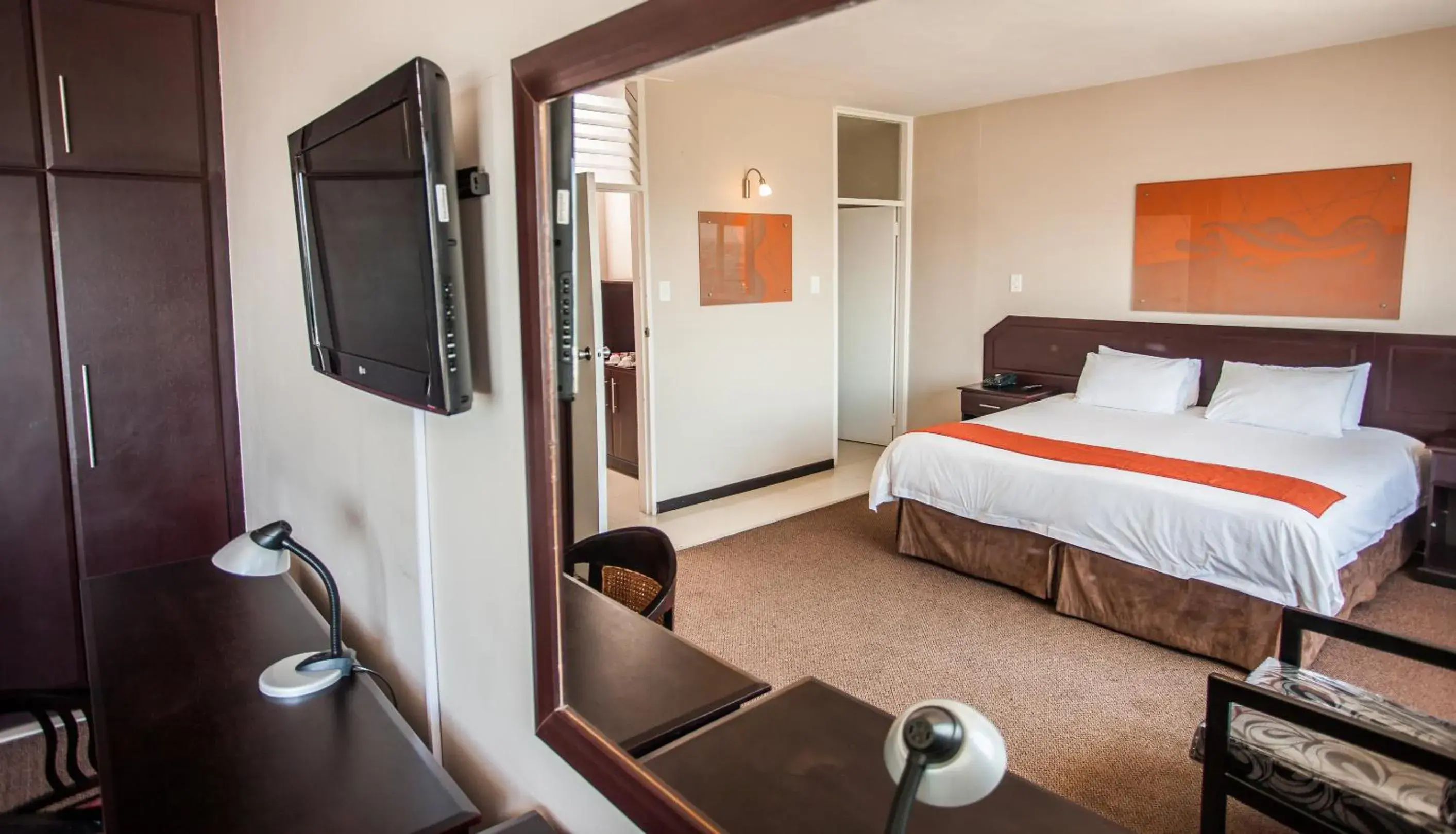 Bed in Coastlands Durban Self Catering Holiday Apartments