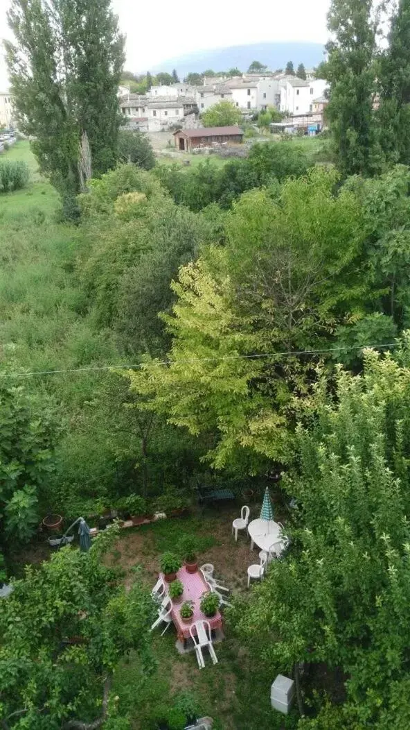 Bird's eye view in Il Giardino del Gallo