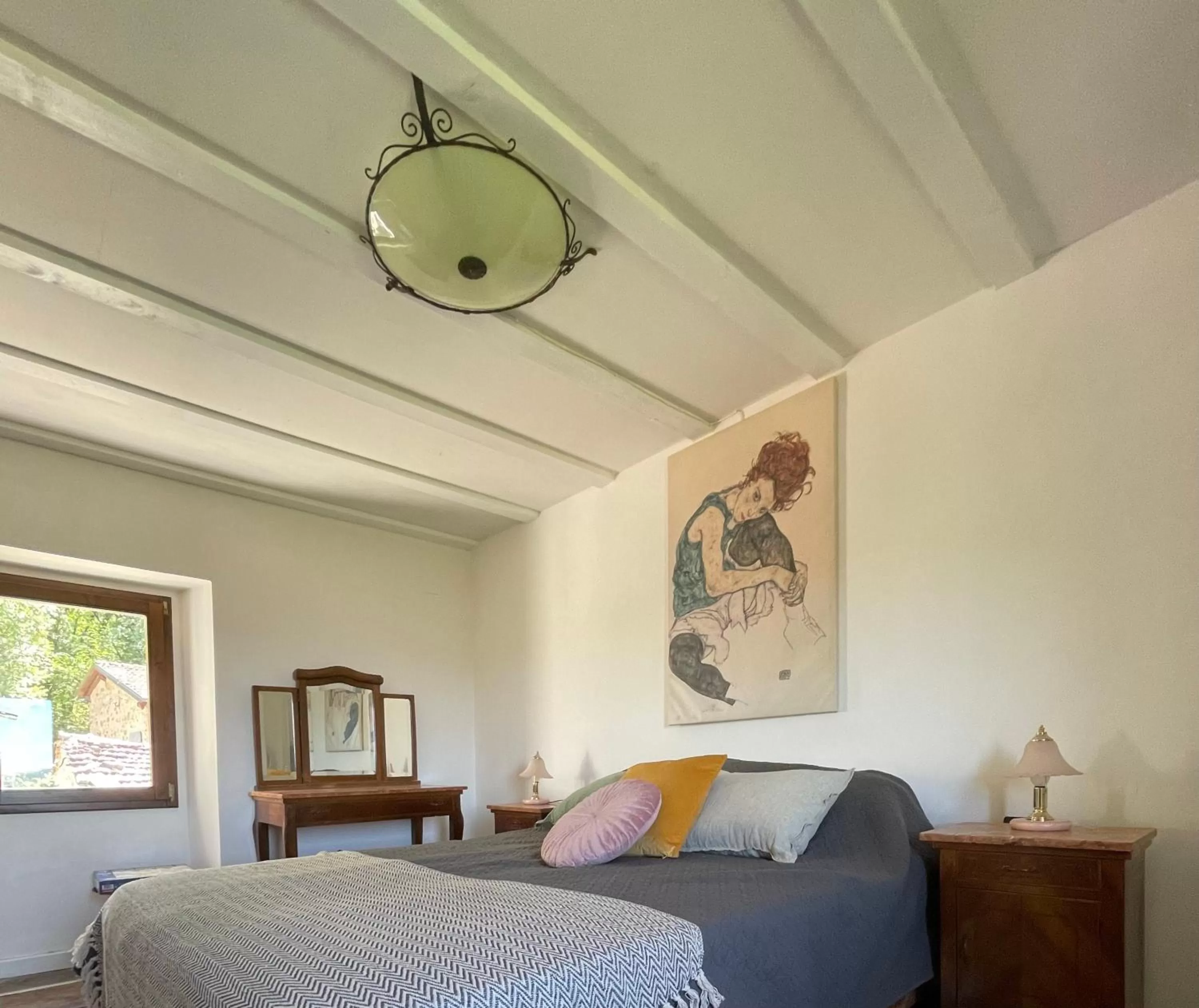 Bedroom, Bed in Villa Doubledot