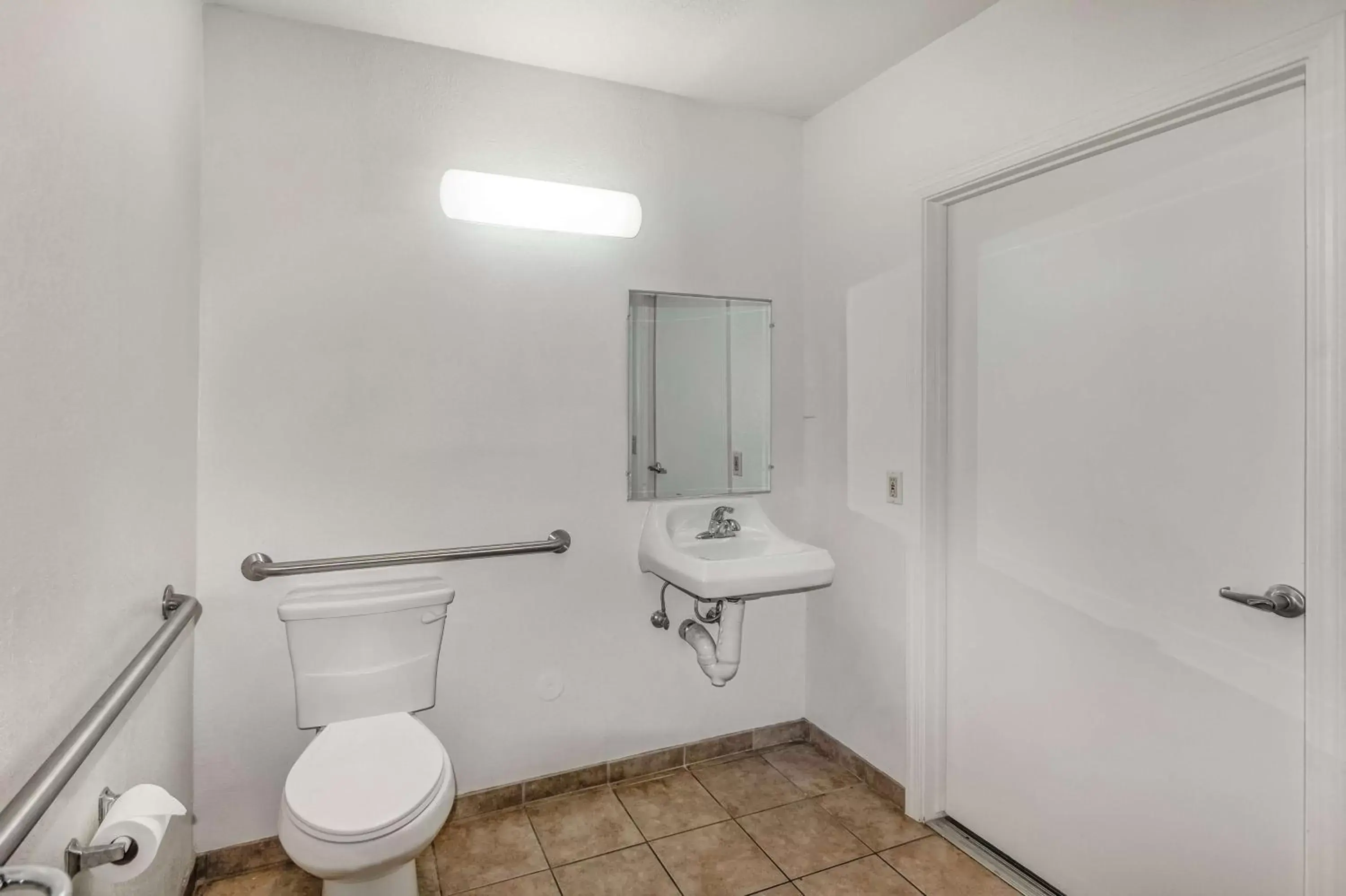 Toilet, Bathroom in Motel 6-Visalia, CA