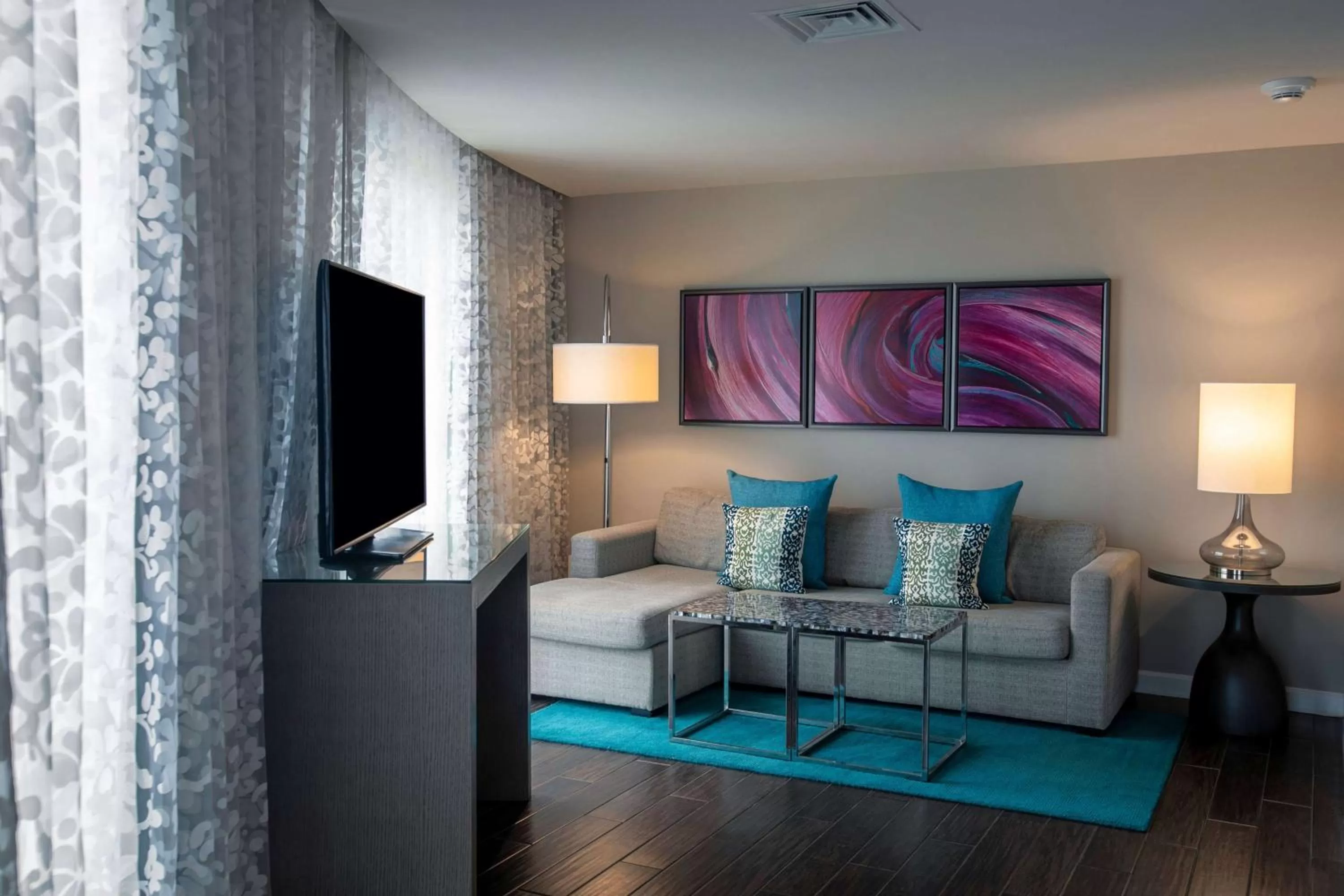 Photo of the whole room in Wyndham Grand Jupiter at Harbourside Place