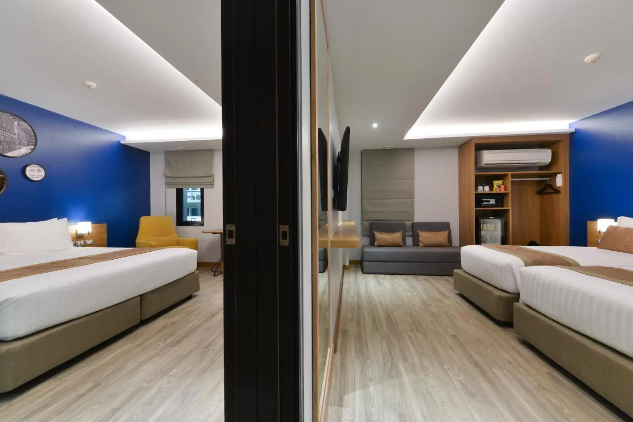 Bedroom, Bed in Aspira One Sutthisan