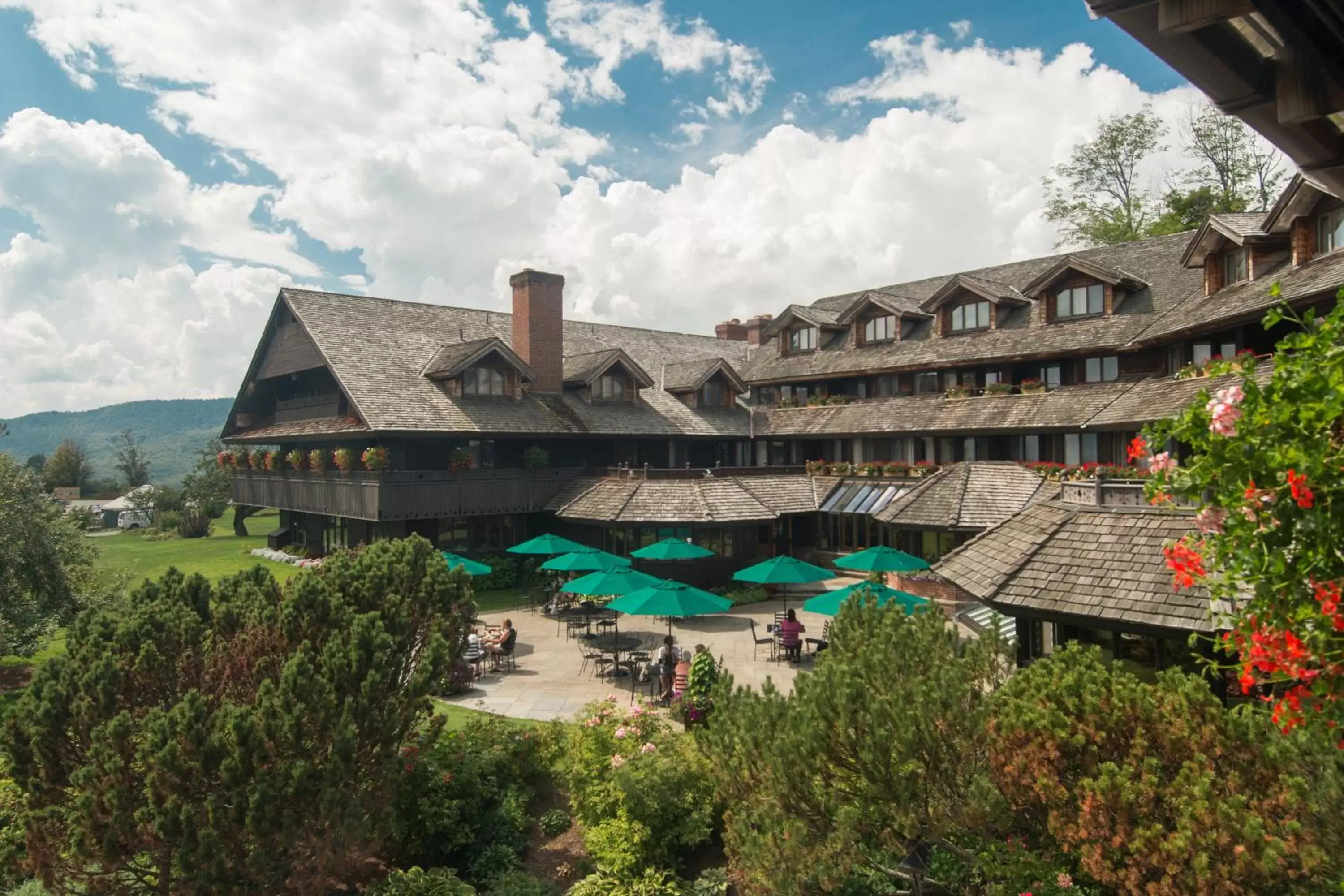 Bird's eye view, Property Building in Trapp Family Lodge