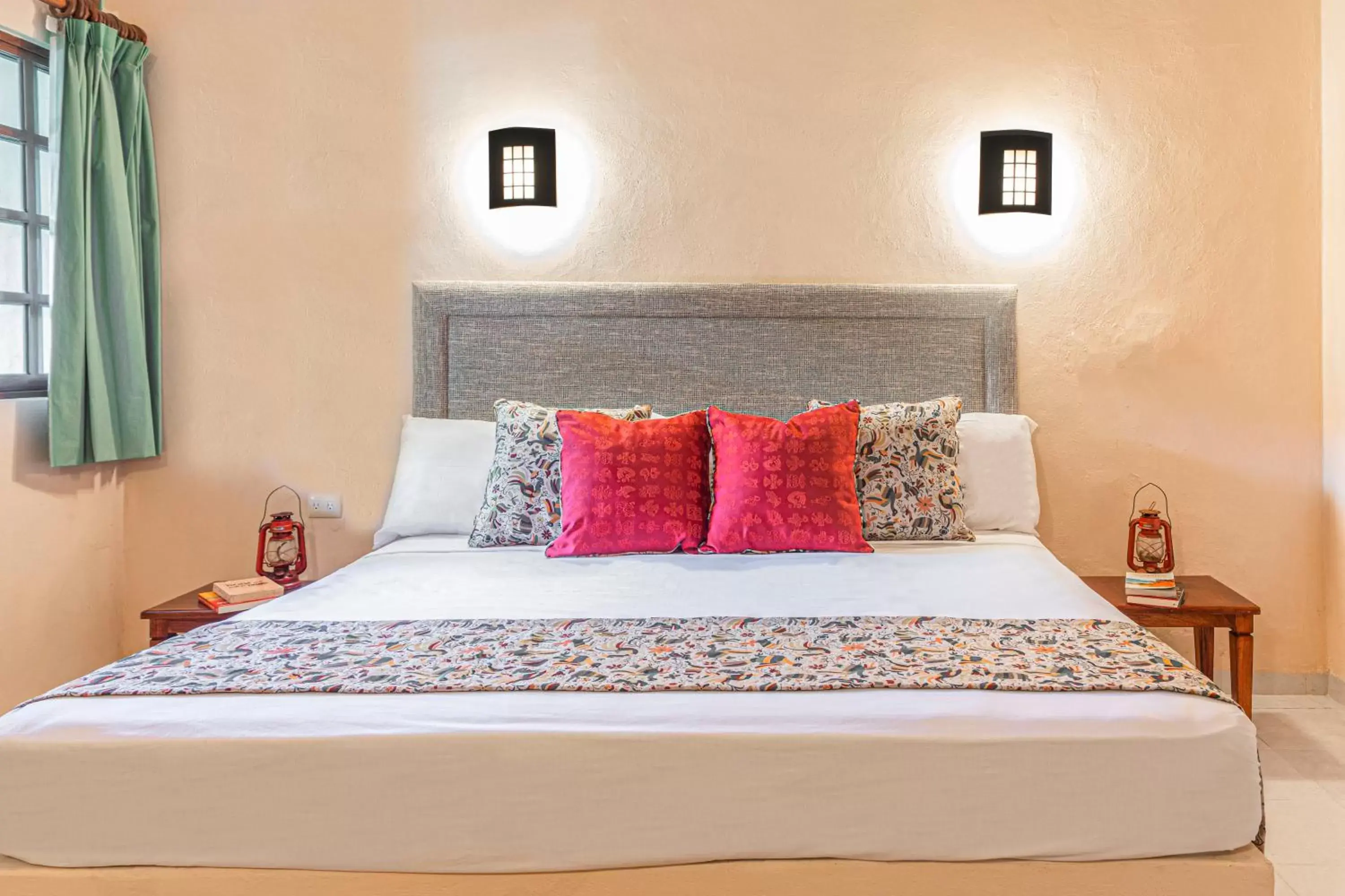 Bedroom, Bed in Hacienda San Miguel Yucatan