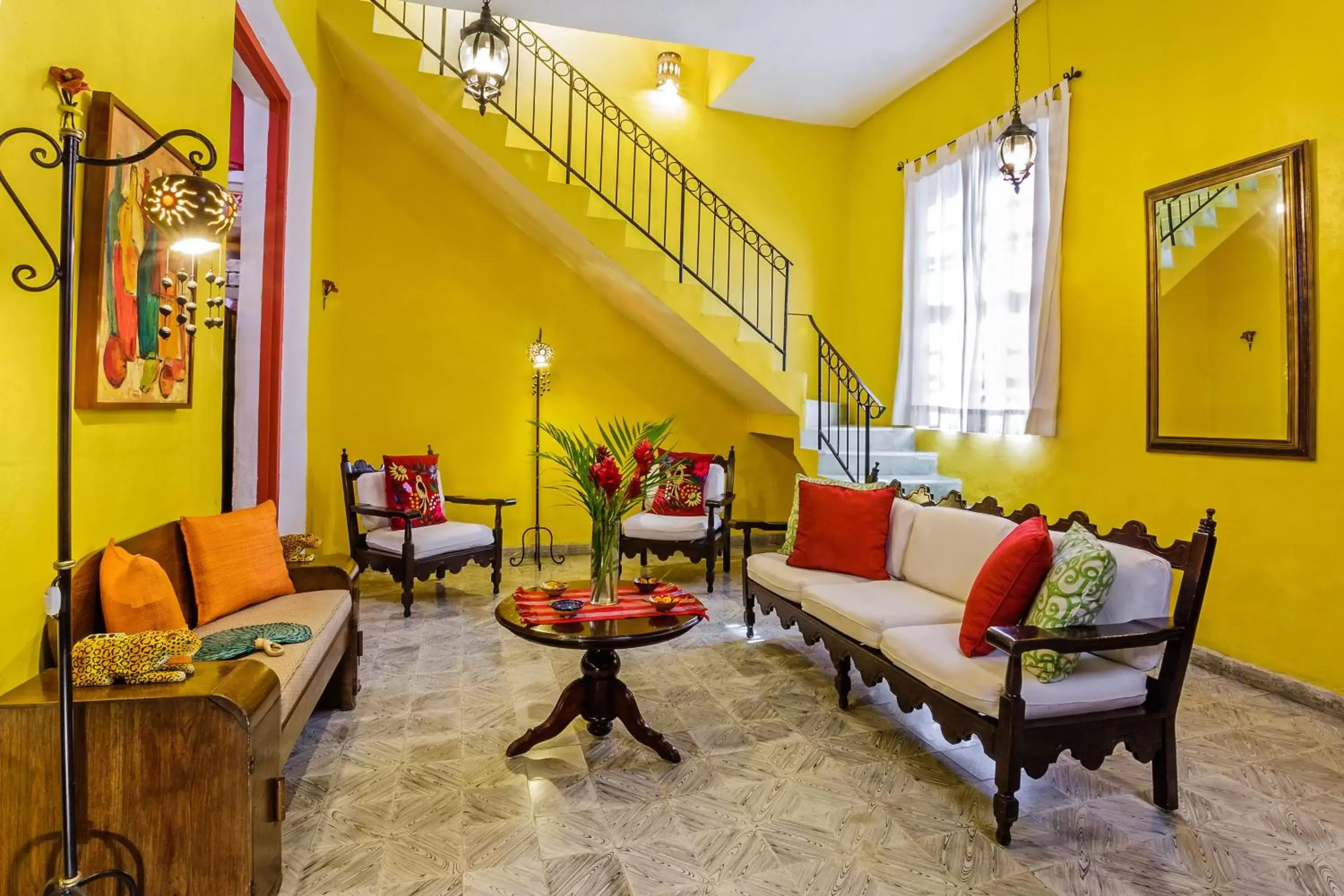 Living room, Lobby/Reception in Casa Del Maya Bed & Breakfast