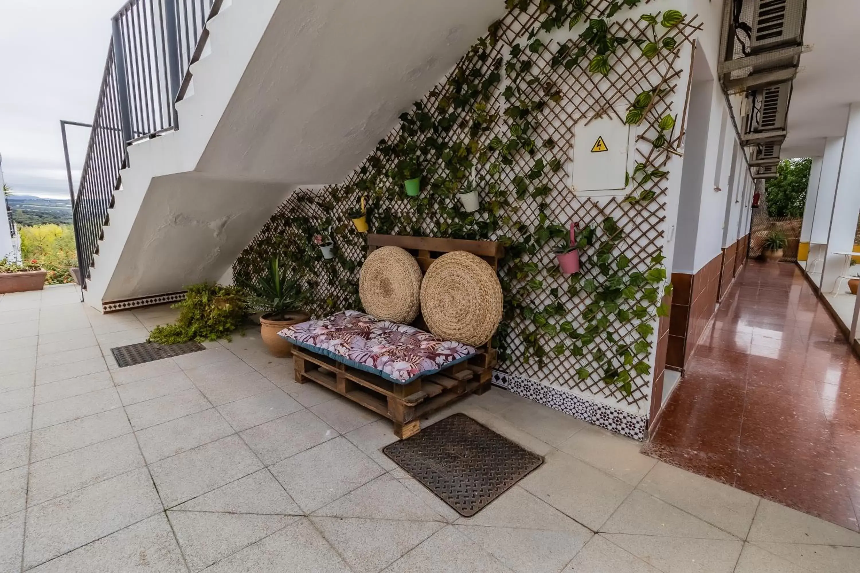 Patio, Seating Area in Hotel Las Errizas by Vivere Stays