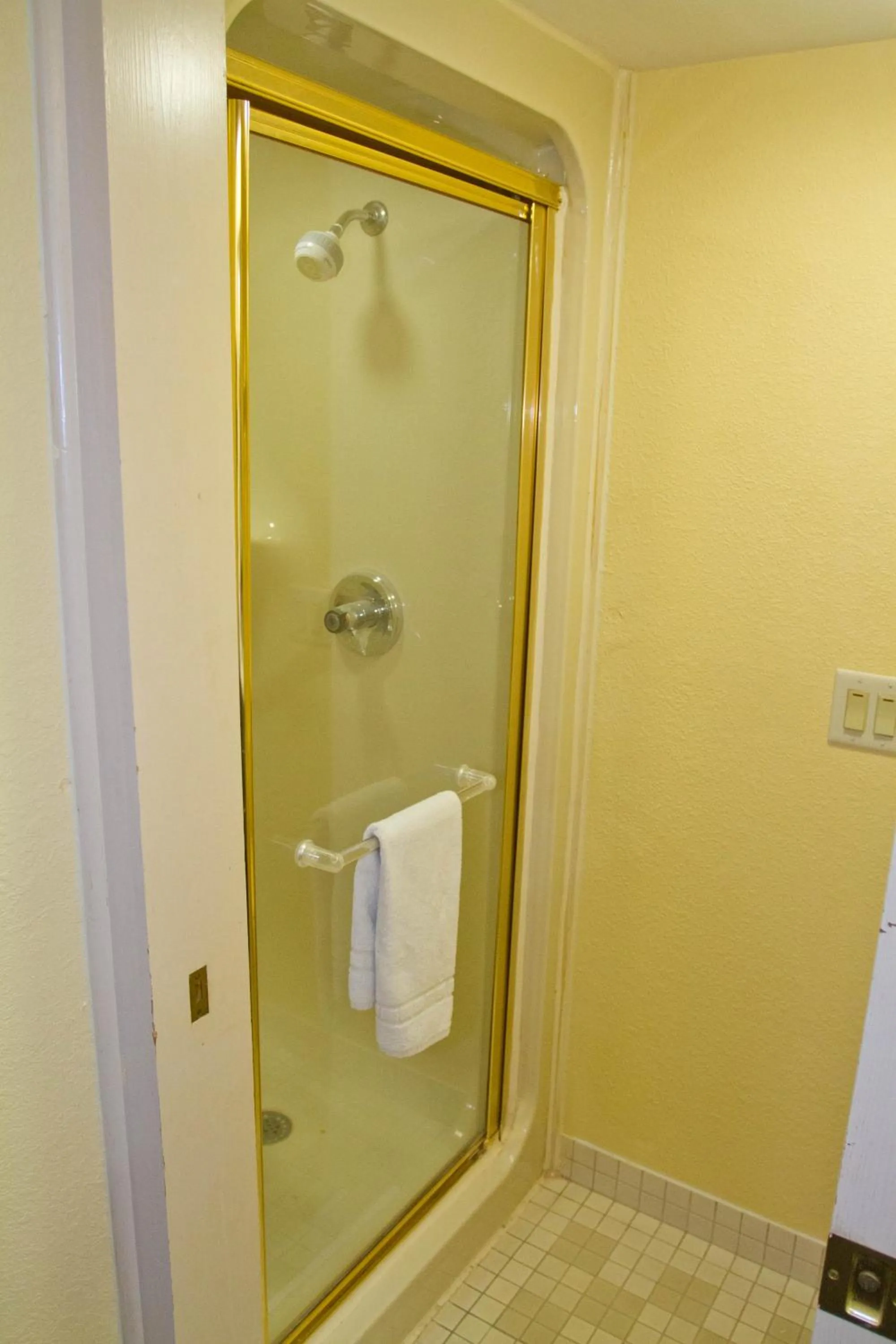 Shower in Days Inn by Wyndham Blue Springs