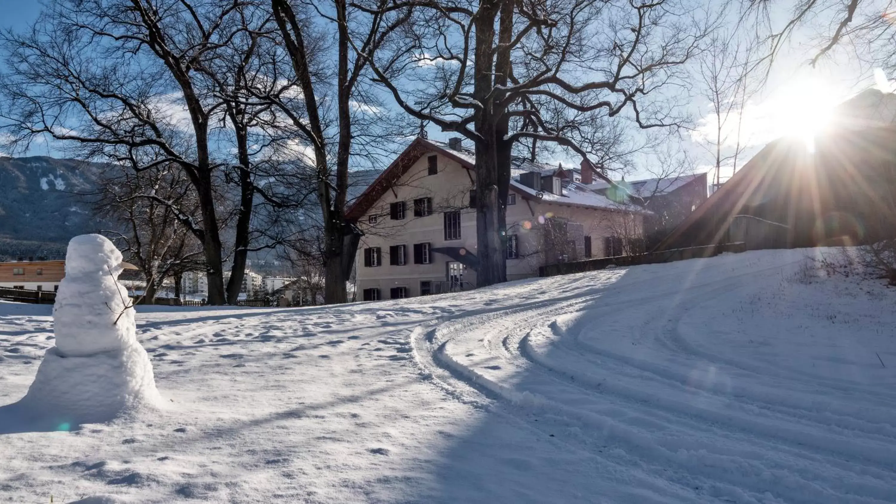 Facade/entrance, Winter in Niedermairhof