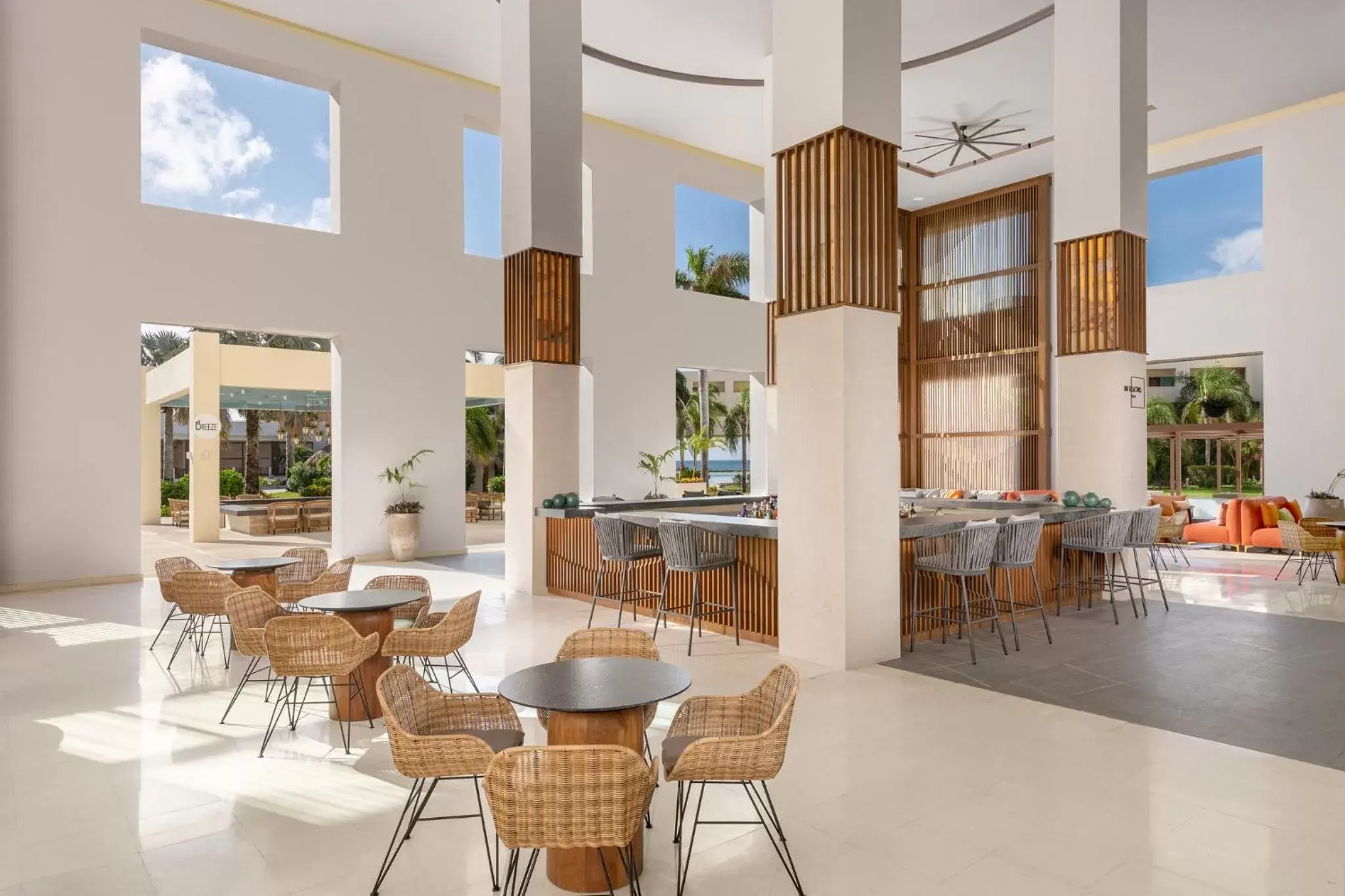 Lobby or reception, Restaurant/Places to Eat in Hyatt Ziva Riviera Cancun All-Inclusive