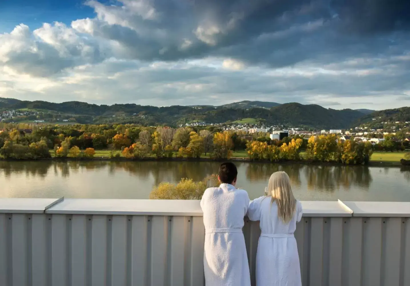 Sauna in Trans World Hotel Donauwelle