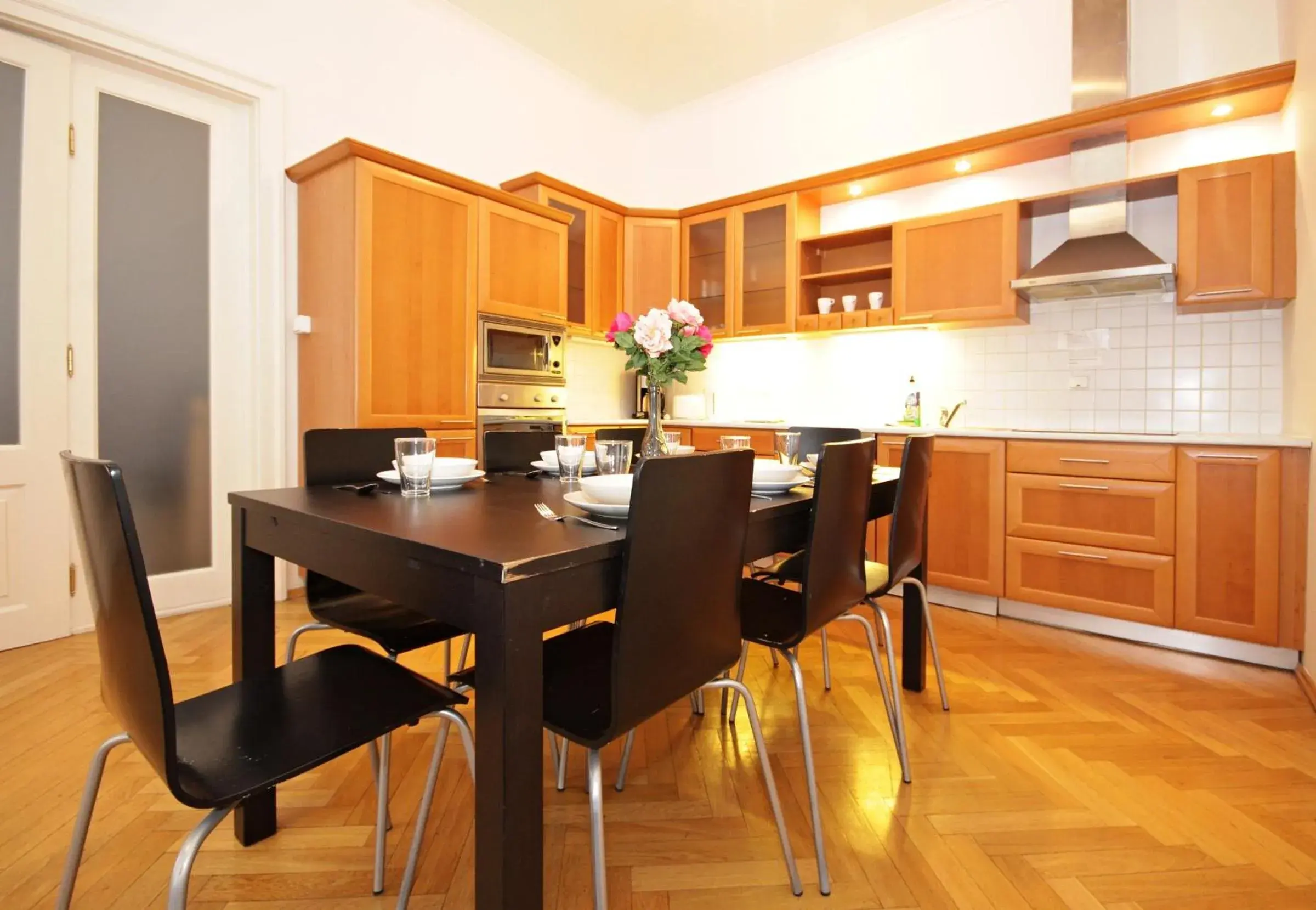 Dining Area in Prague Central Residence