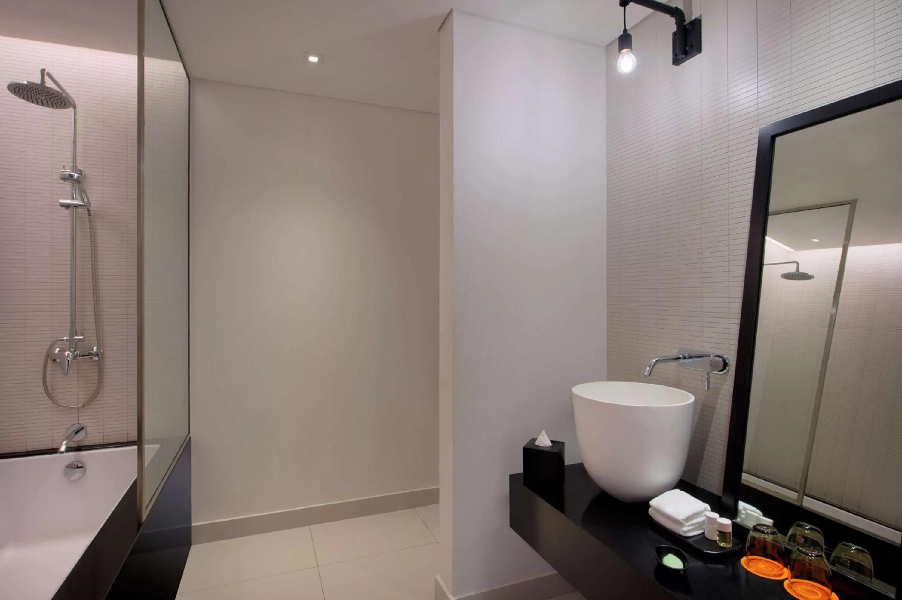 Bathroom in Canopy by Hilton Dubai Al Seef