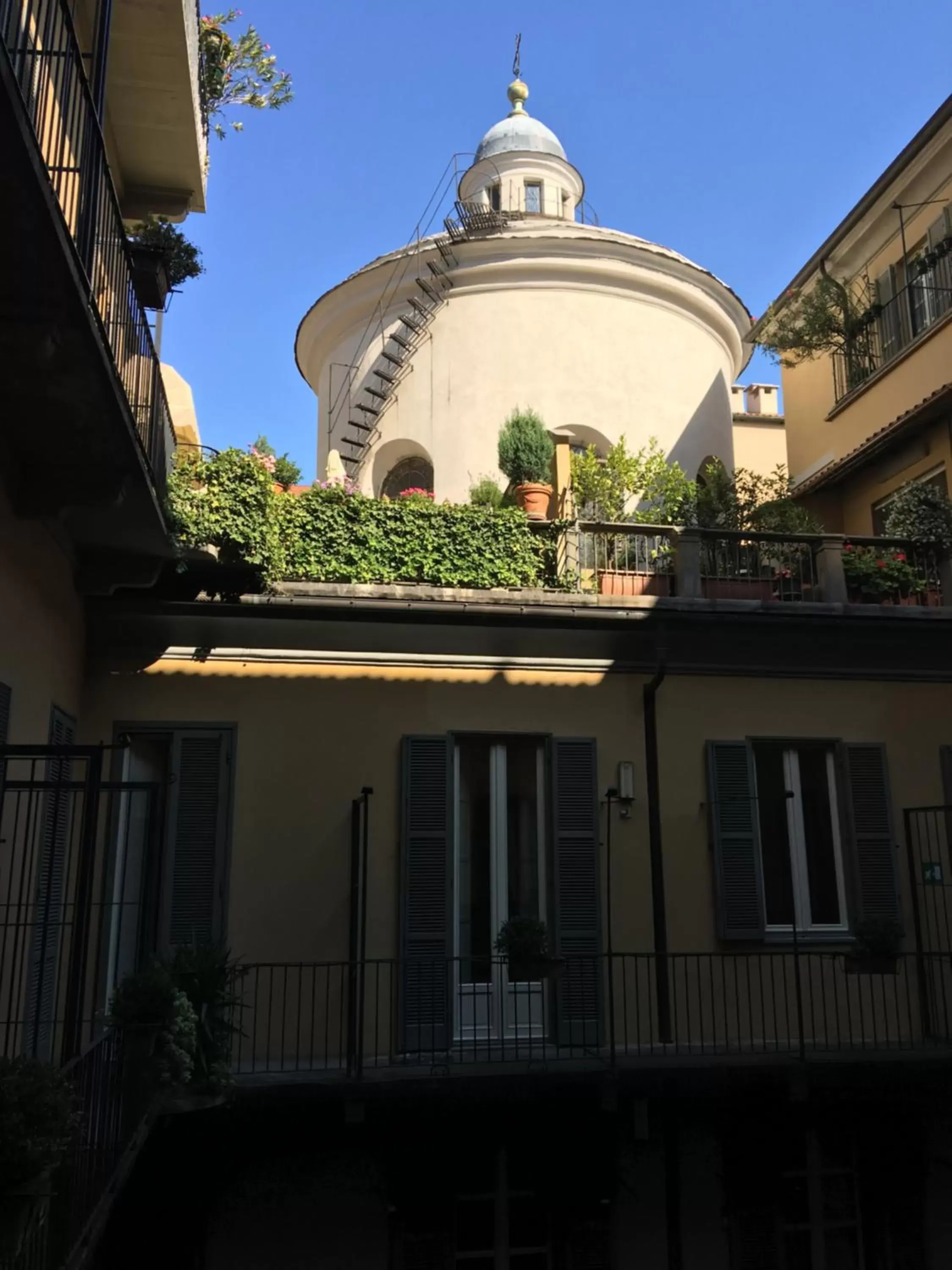 Garden view, Property Building in Le Petit Hotel