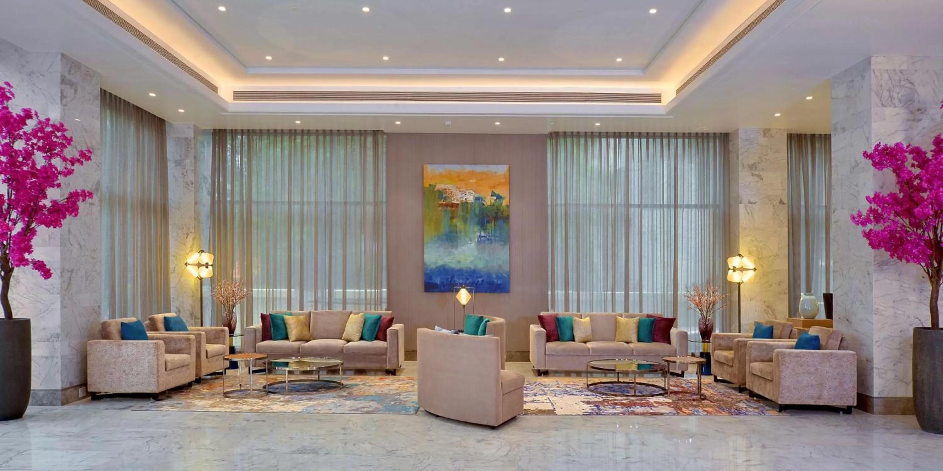 Lobby or reception in Radisson Mumbai Andheri MIDC