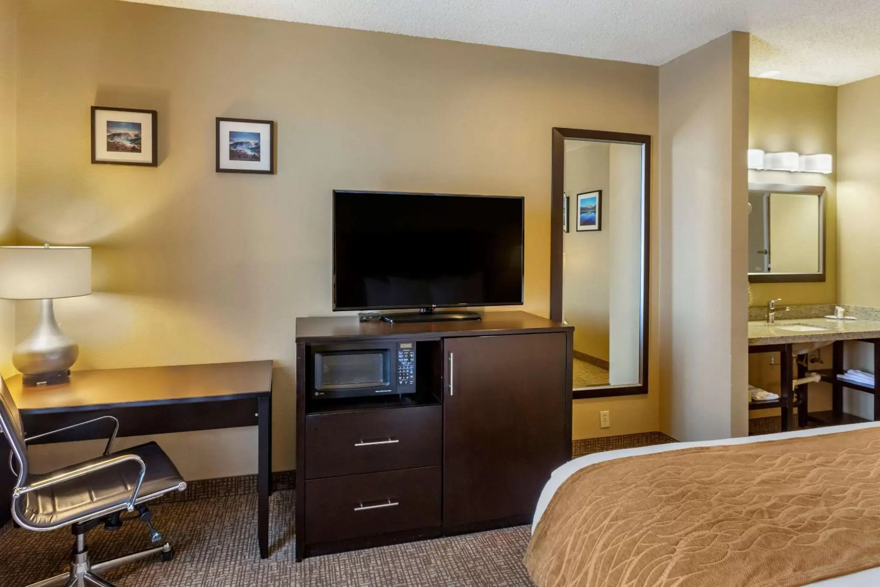 Photo of the whole room, TV/Entertainment Center in Comfort Inn Evanston I-80