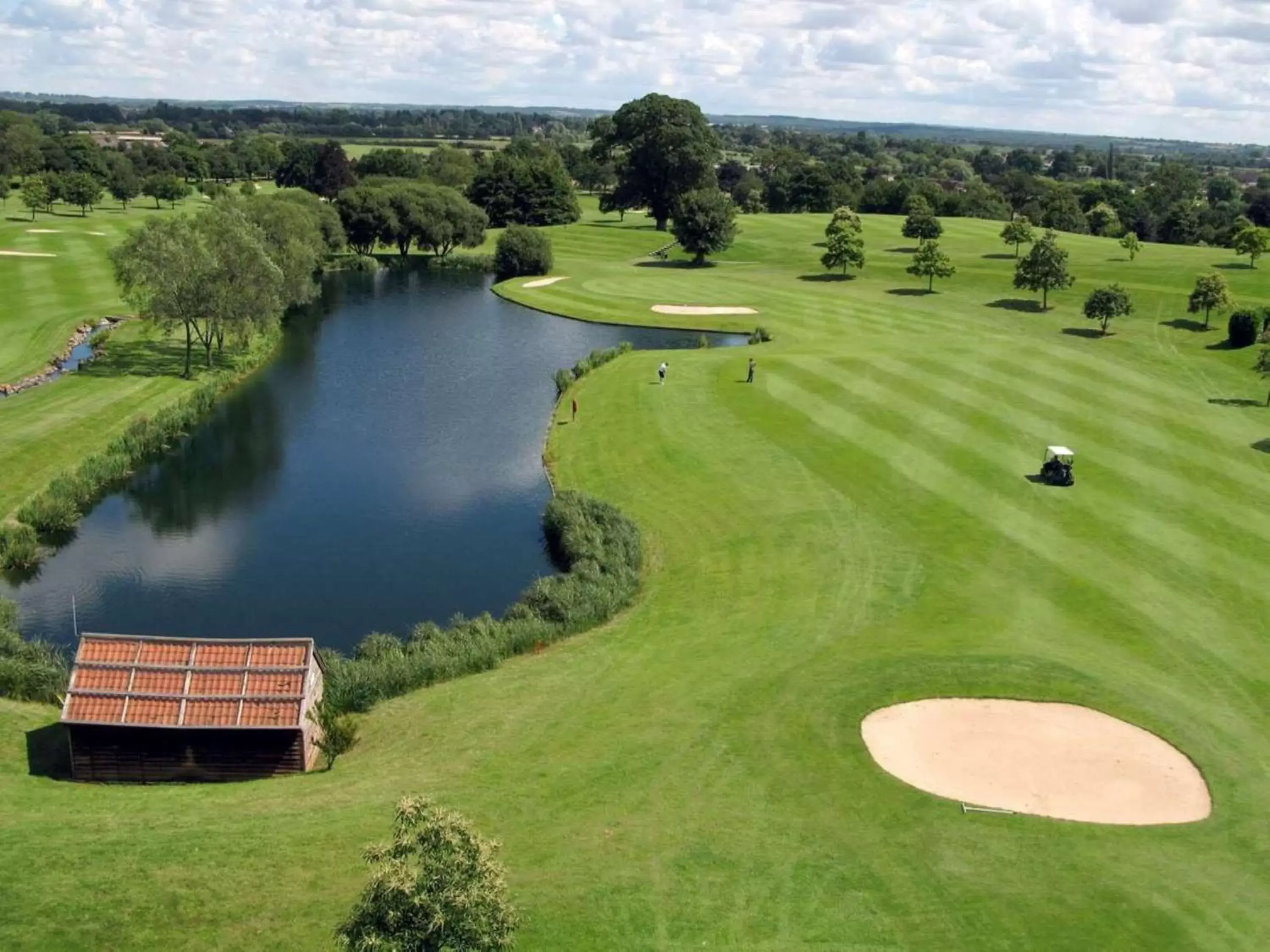 Golfcourse, Bird's-eye View in The Welcombe Golf & Spa Hotel