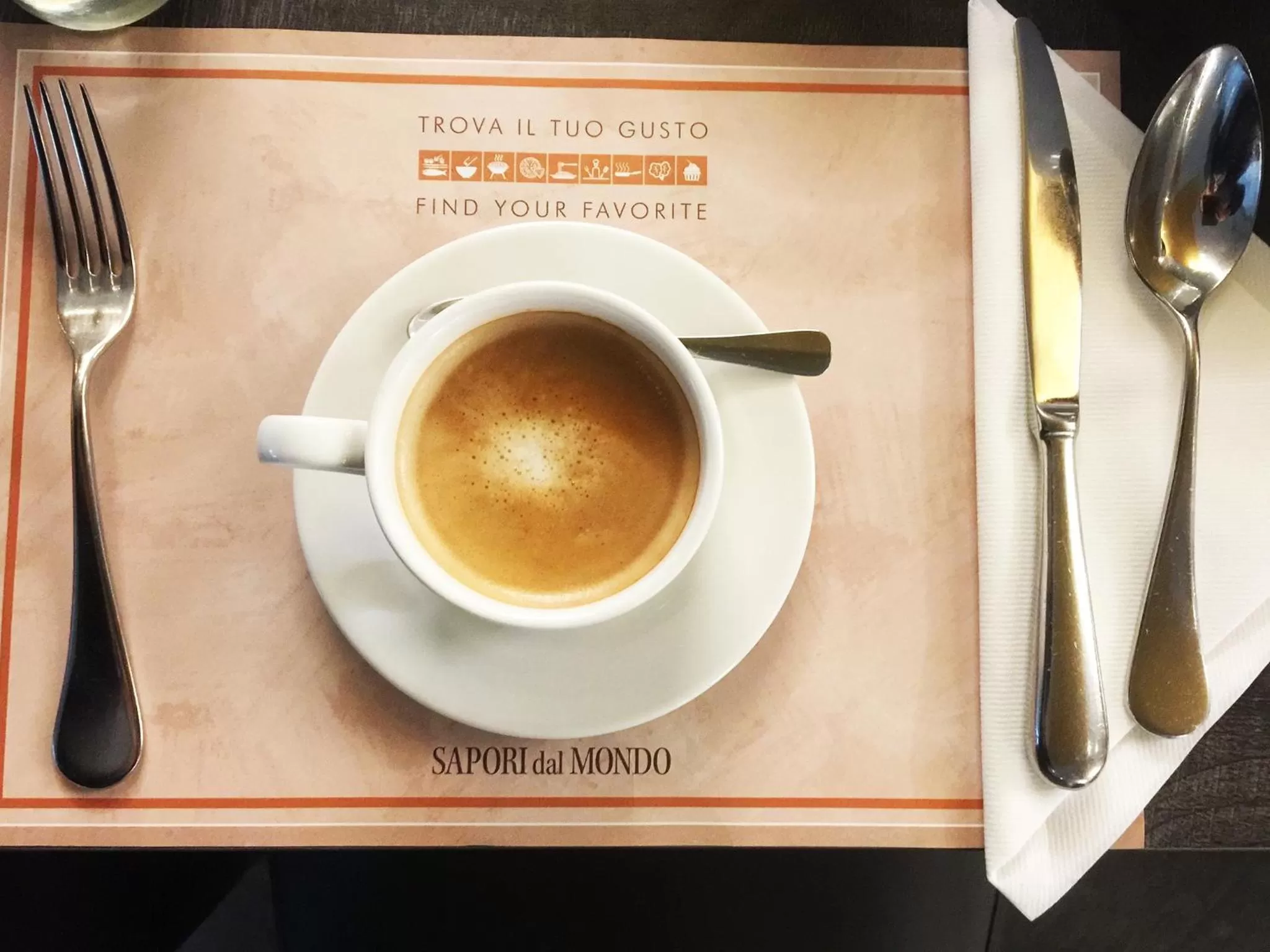 Italian breakfast in A.Roma Lifestyle Hotel