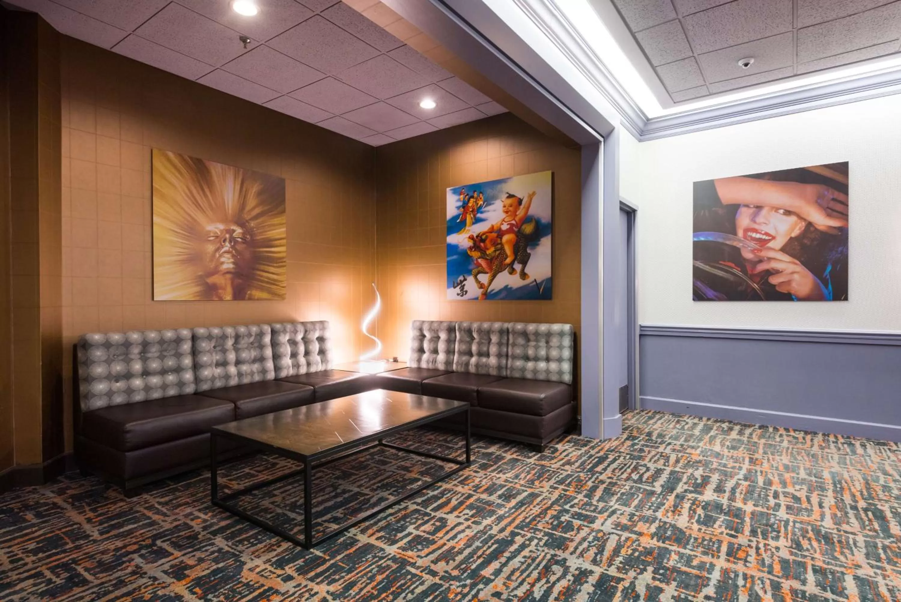 Seating area in The Verve Boston Natick, Tapestry Collection by Hilton