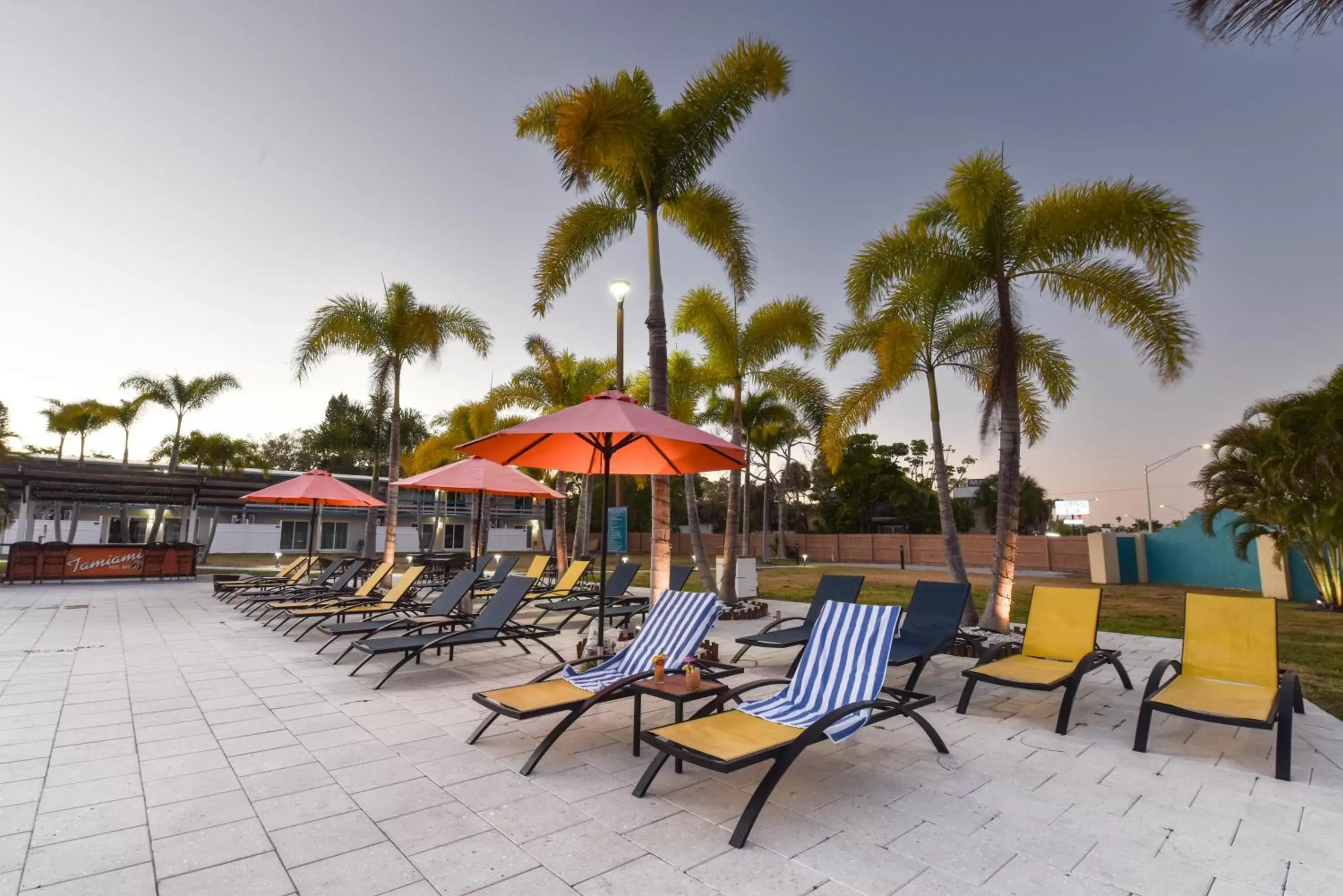 sunbed in Golden Host Resort Sarasota