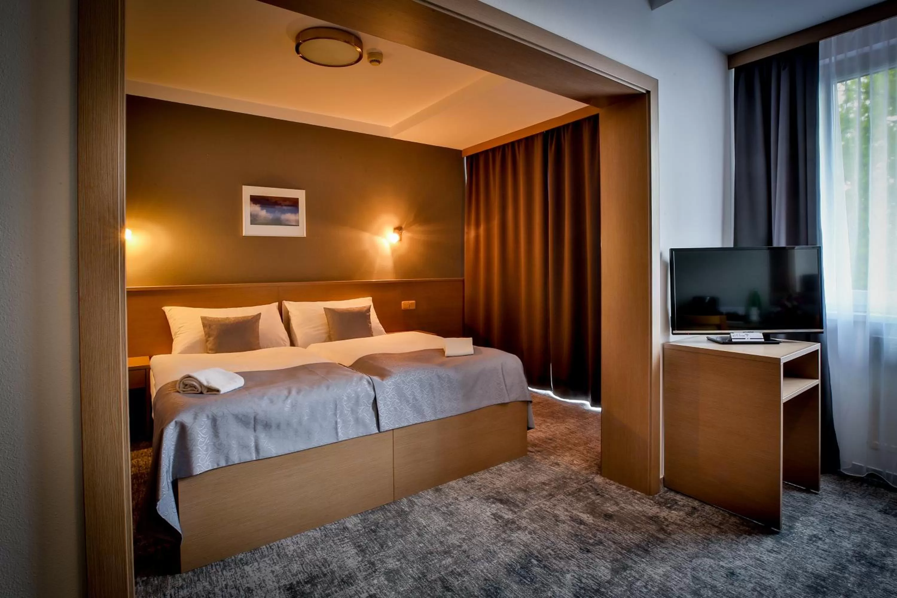 Bed in LH Parkhotel Hluboka Nad Vltavou Congress & Wellness