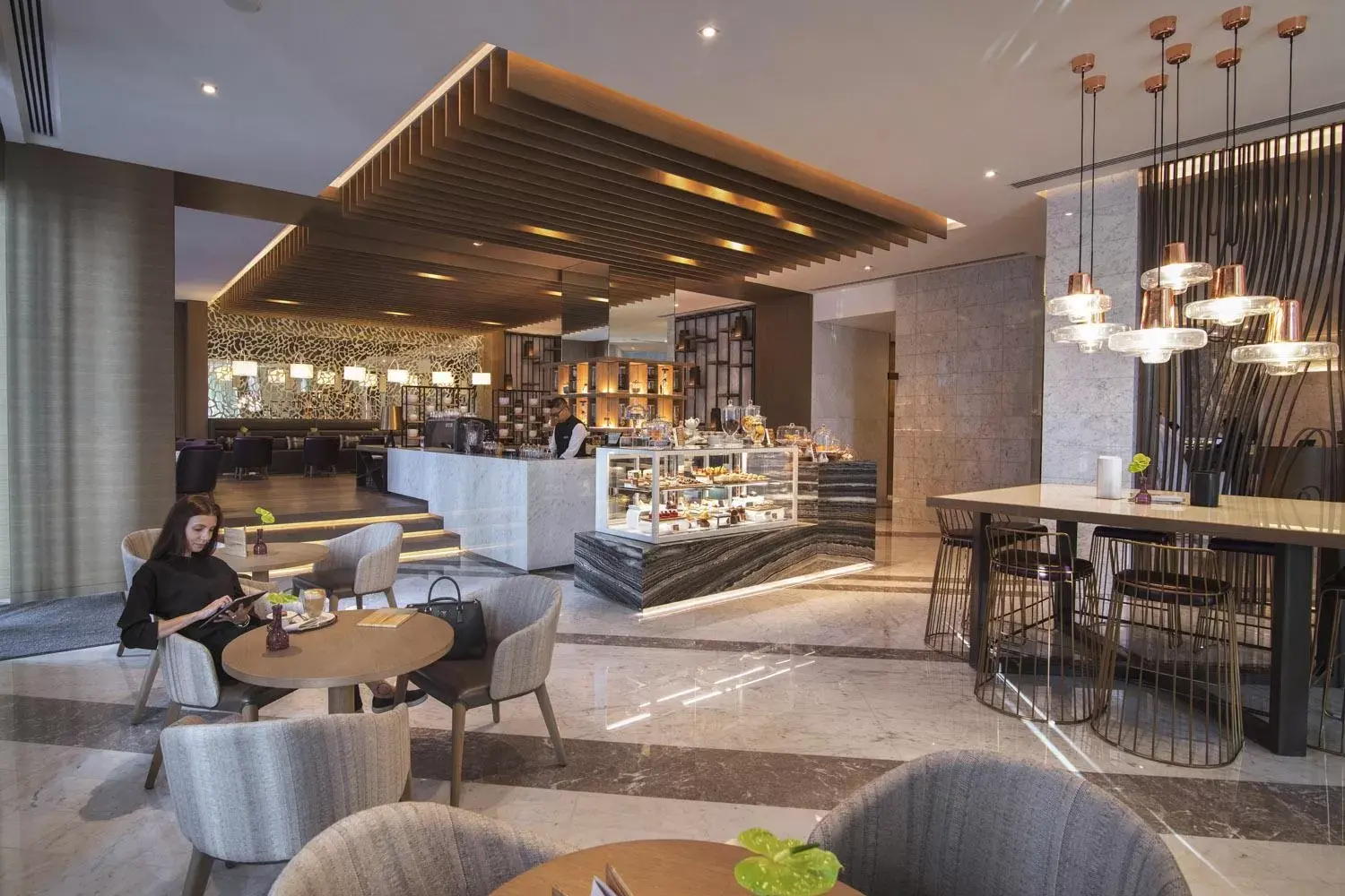 Lounge or bar, Lounge/Bar in Al Bandar Arjaan by Rotana – Dubai Creek