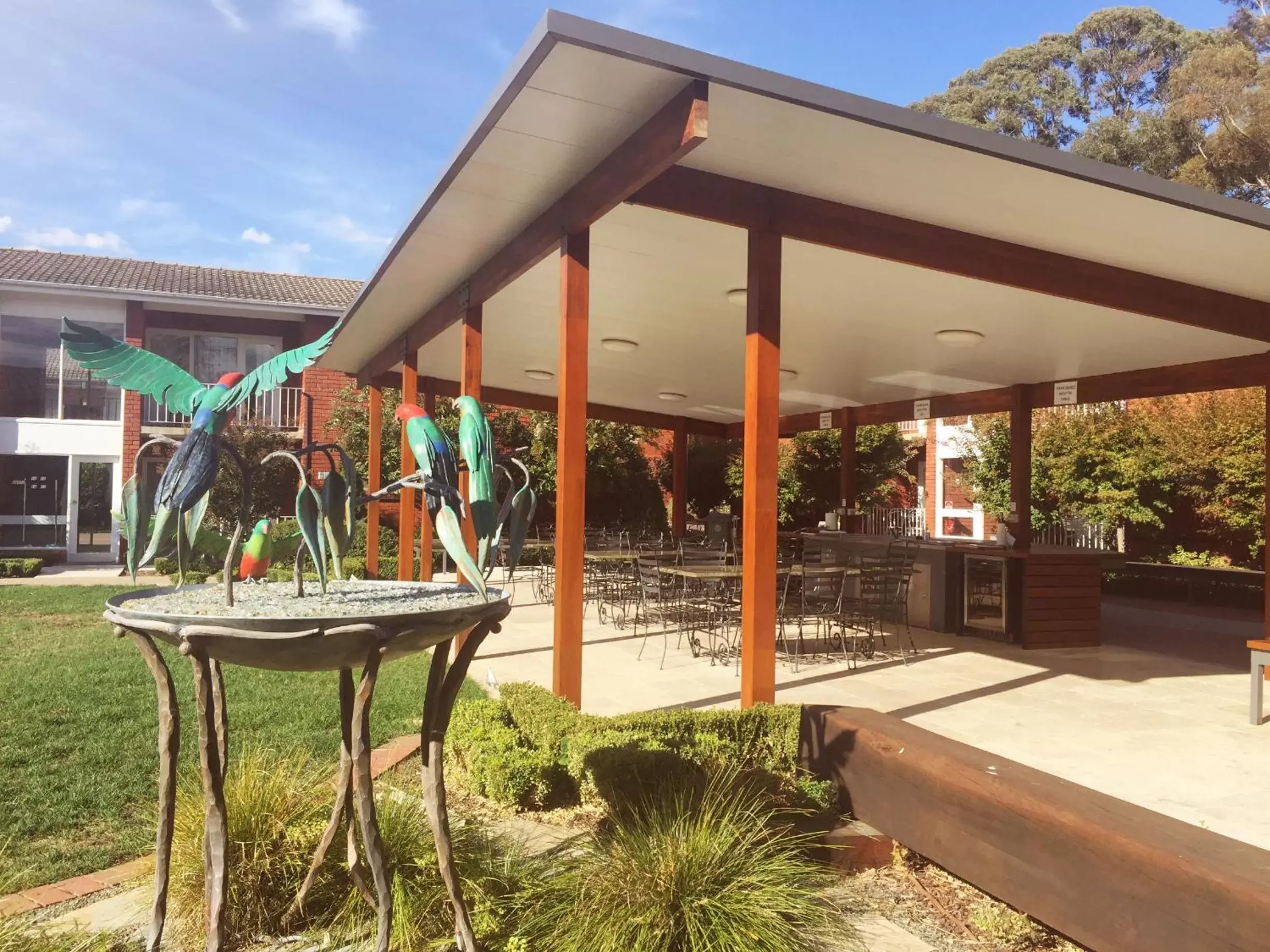 Patio in Forrest Hotel & Apartments