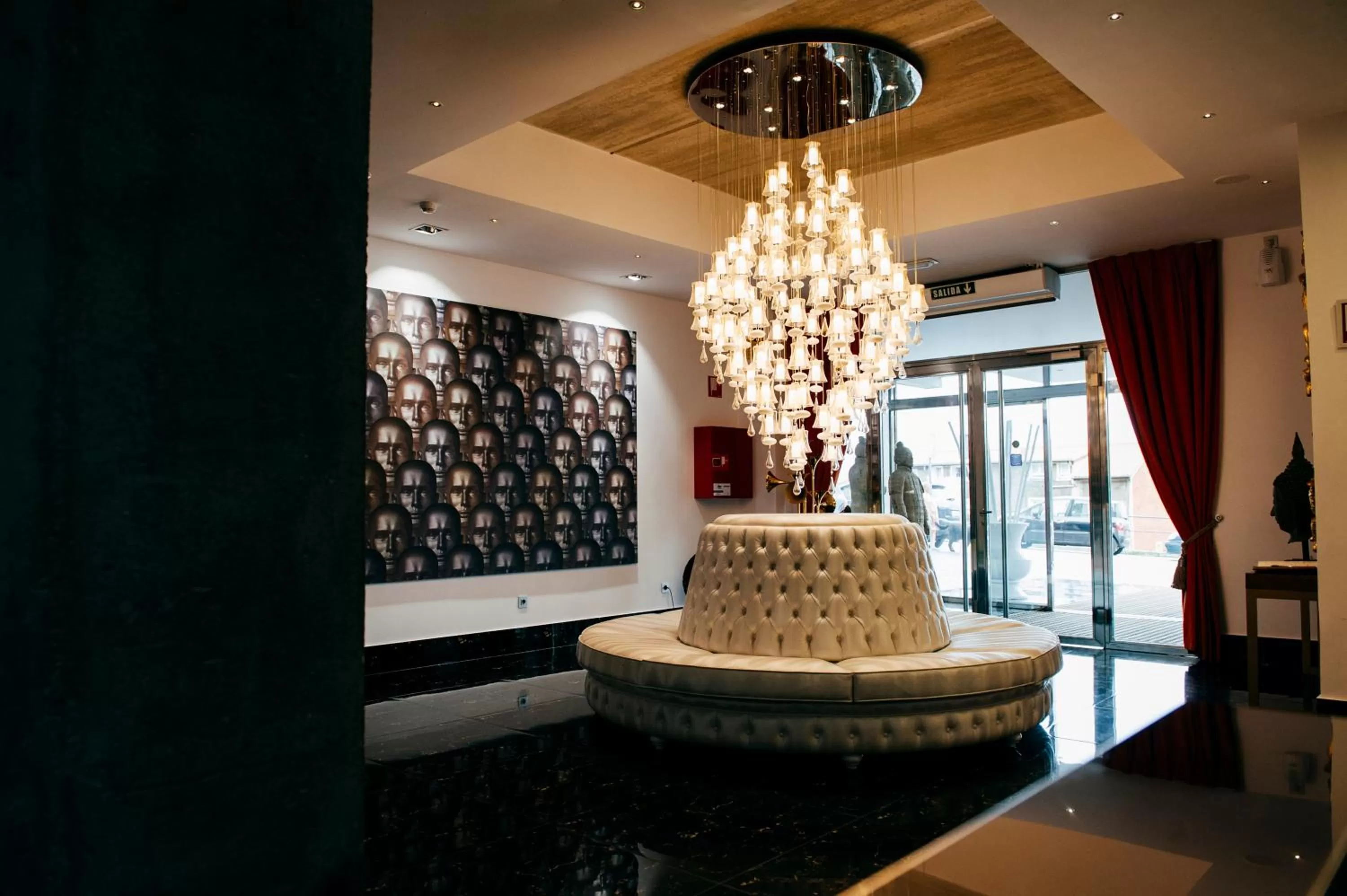 Decorative detail in Hotel Art Santander